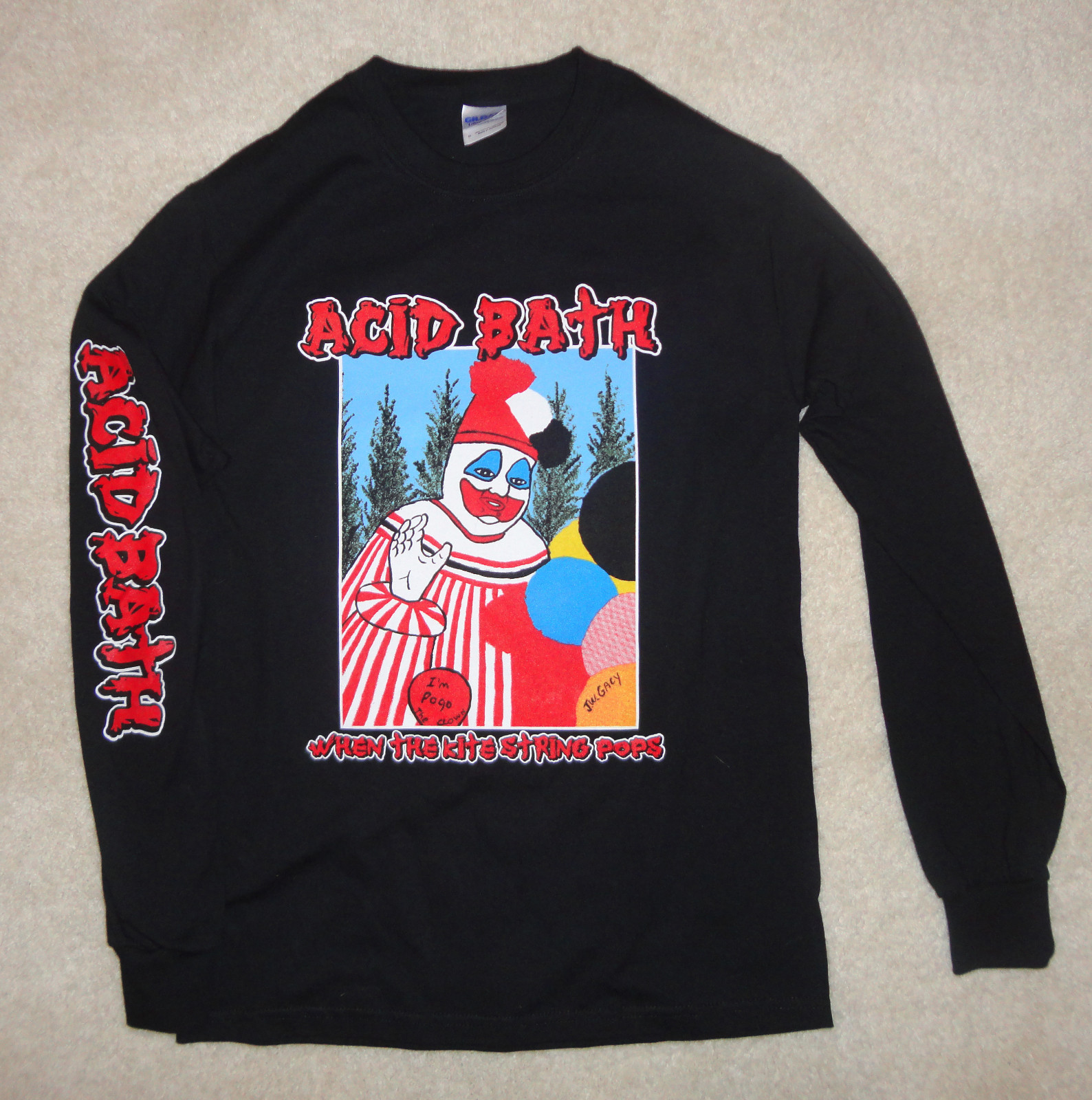 ACID BATH – When The Kite String Pops – Long Sleeve Shirt – Official – New
