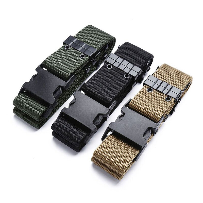 Men’s Heavy-Duty Tactical Nylon Belt – Police Security & Work Utility Gear Belt