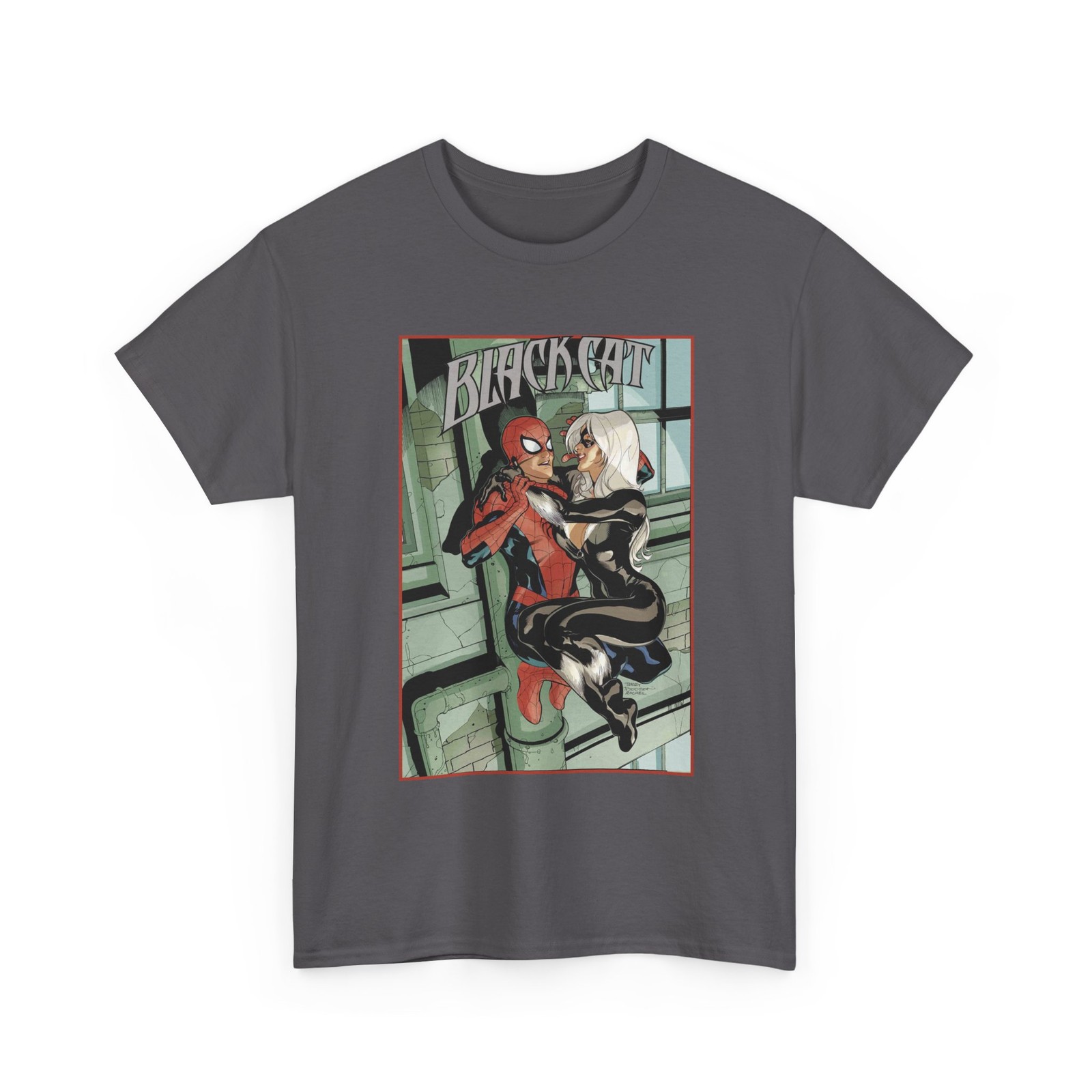 Black Cat T-Shirt – Terry Dodson Art – Felicia, Peter Parker – Marvel Comics