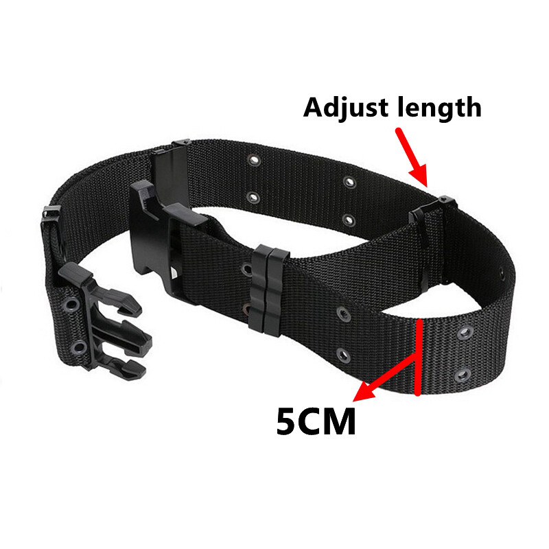 Men’s Heavy-Duty Tactical Nylon Belt – Police Security & Work Utility Gear Belt