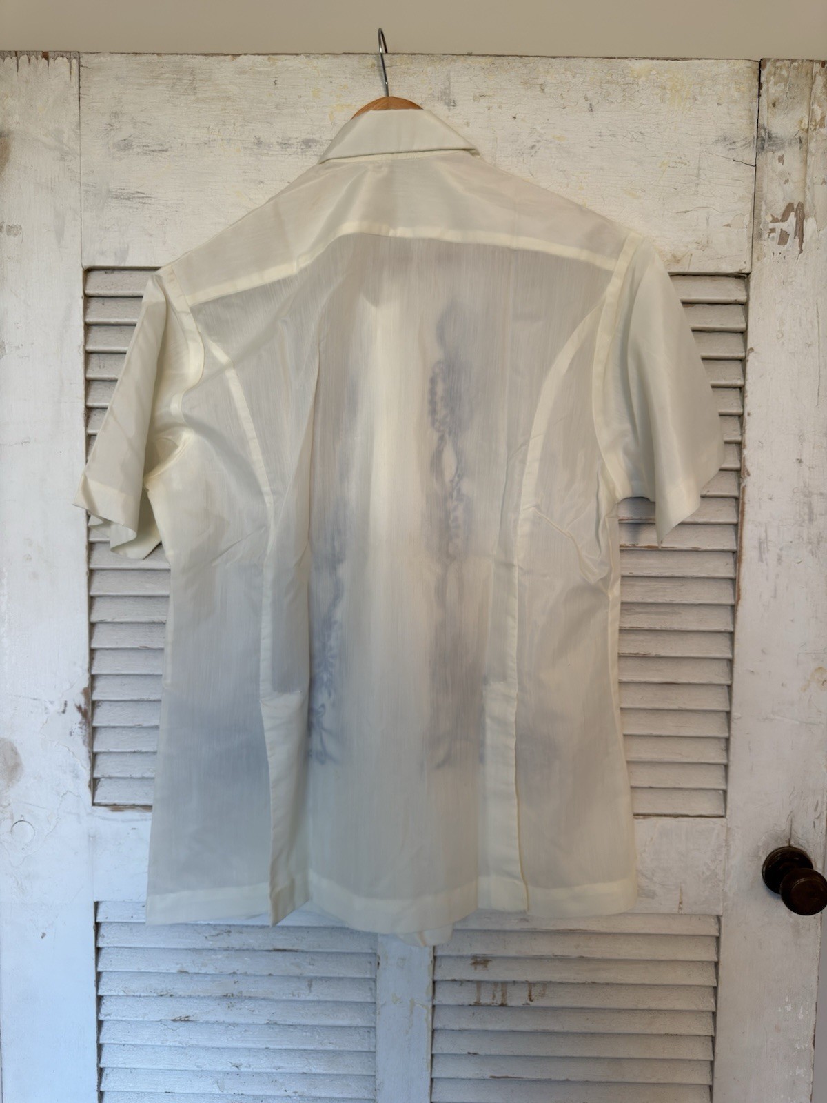 Vintage Goldman Men’s Shirt Olongapo City 1950’s Military Marines Navy M/L