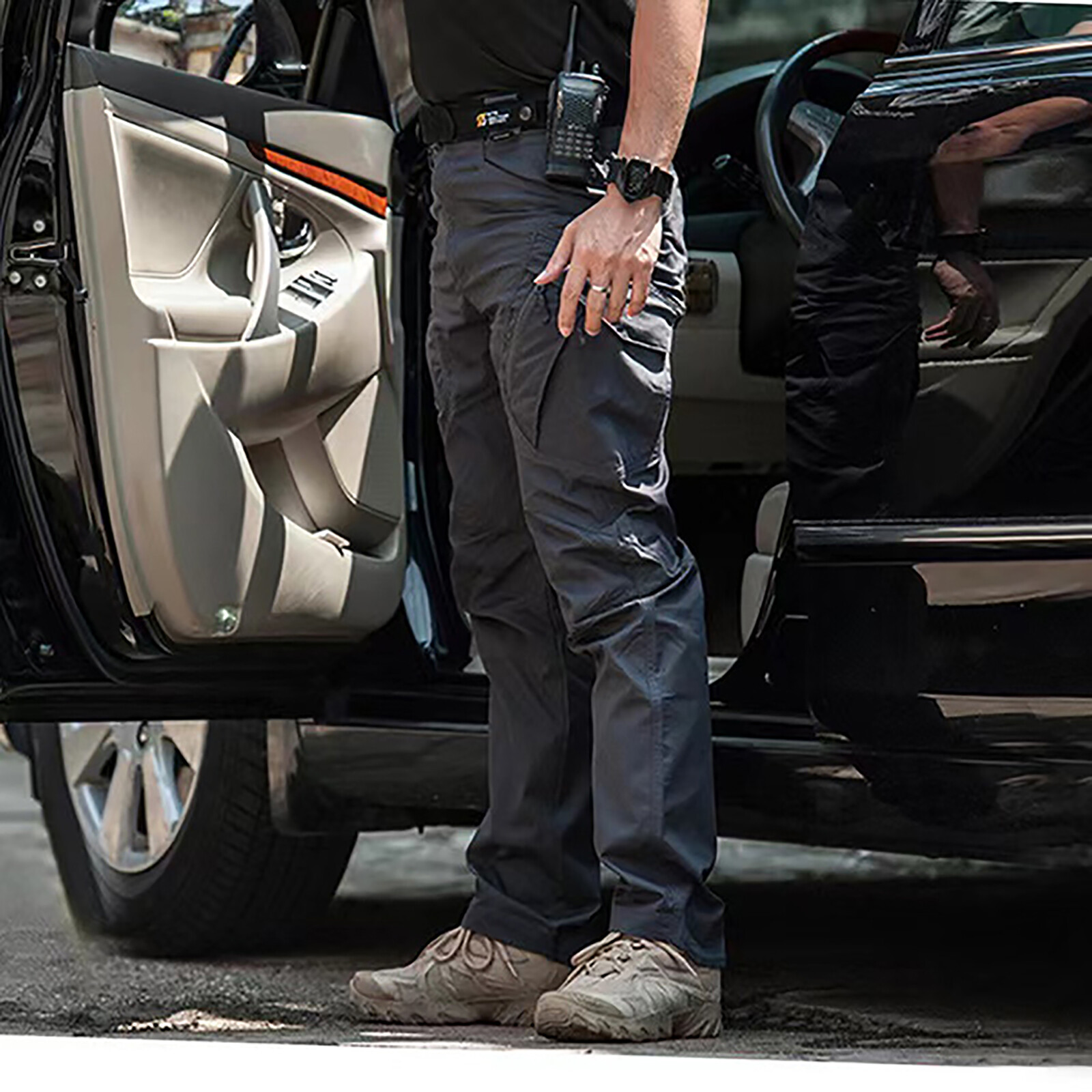 Mens Cargo Pants Work Combat Pants Outdoor Hiking Waterproof Trousers Tactical