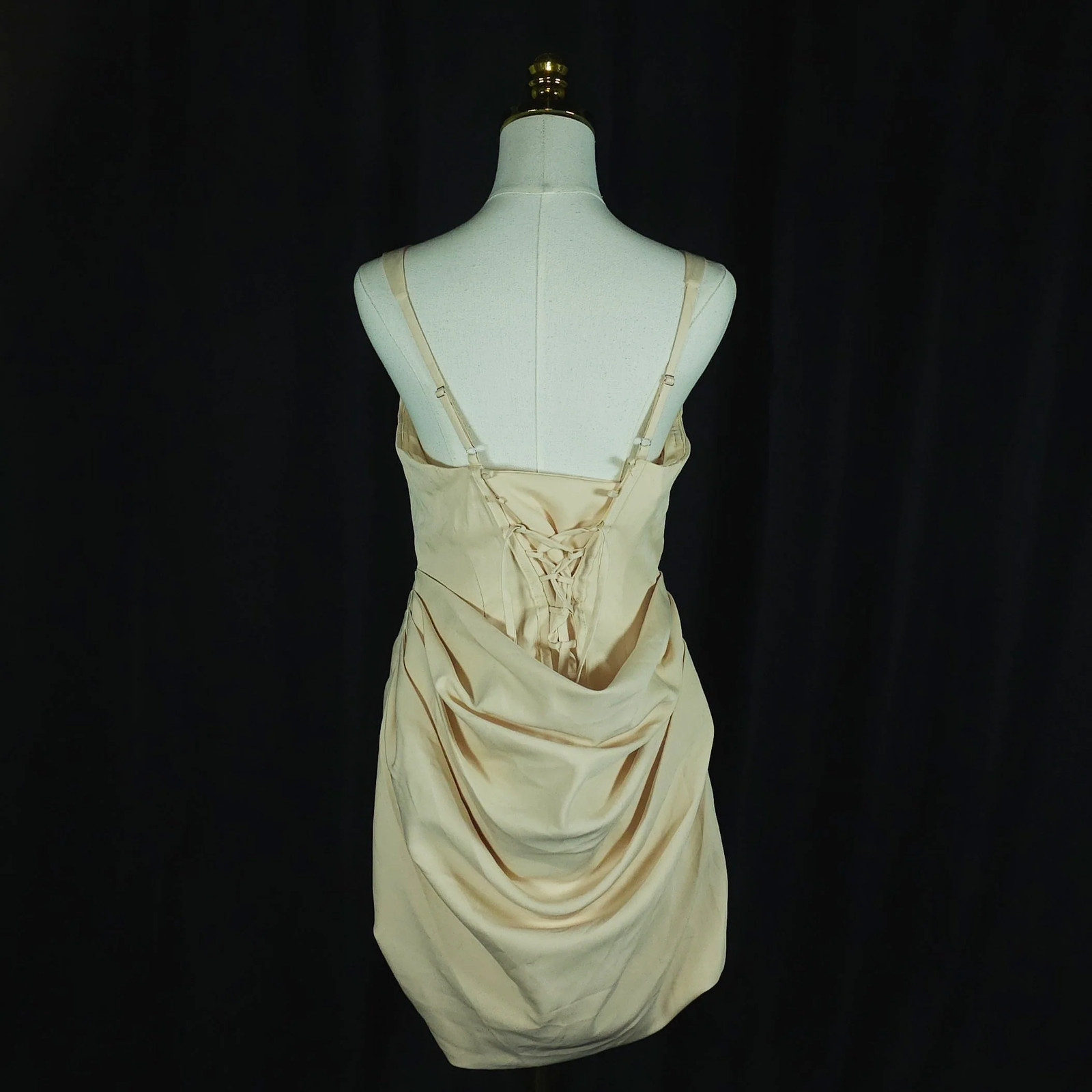 Creamy Dreamy Draped Delight Dress