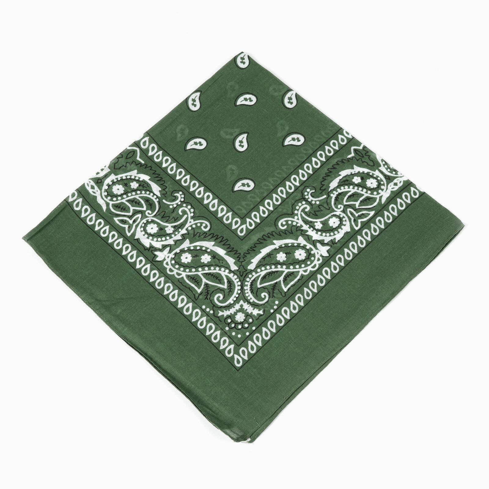 3-Pack Bandana 100% Cotton Paisley Print Double-Sided Scarf Head Neck Face Mask