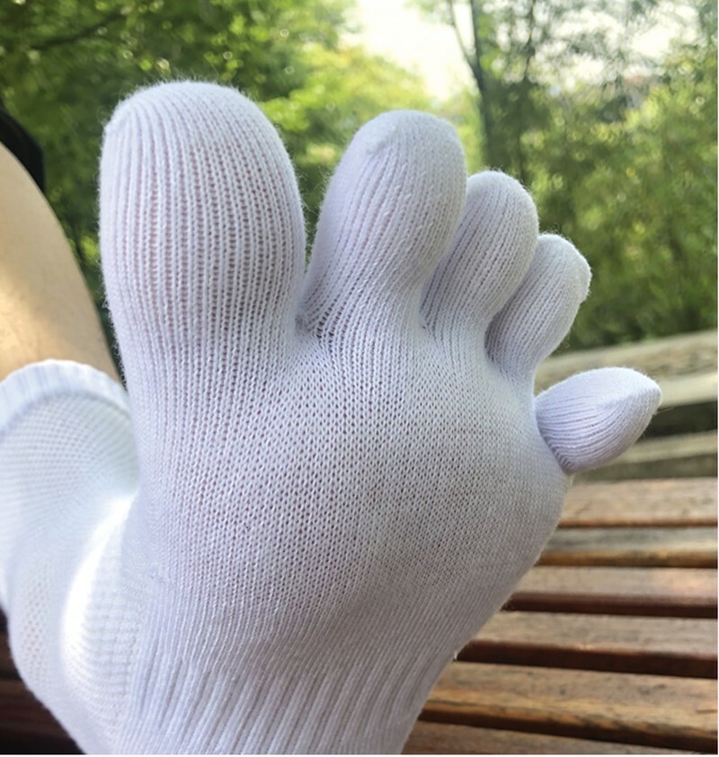 6 Pack Men Ankle Socks Five Finger Toe Cotton Sport Breathe Mesh Classic 7-11