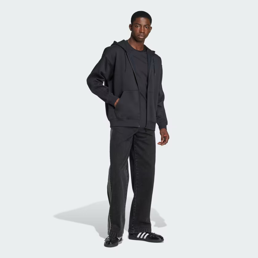 adidas men adidas Adicolor Oversize Full-Zip Hoodie