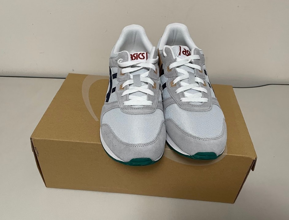 ASICS Lyte Classic Athletic Shoes Sneakers Glacier Gray Peacoat M9 W10.5