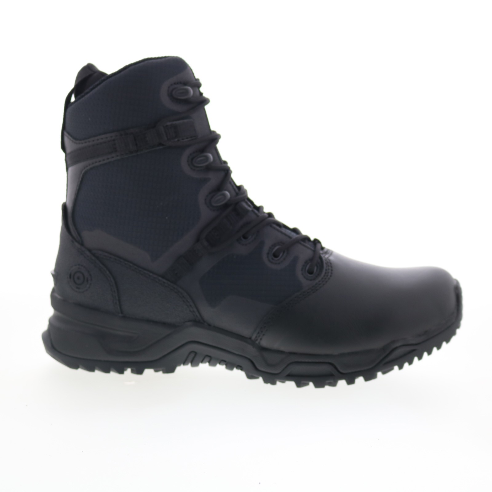 Original Swat Alpha Fury 8″ Polishable Toe Side-Zip EN Mens Black Boots