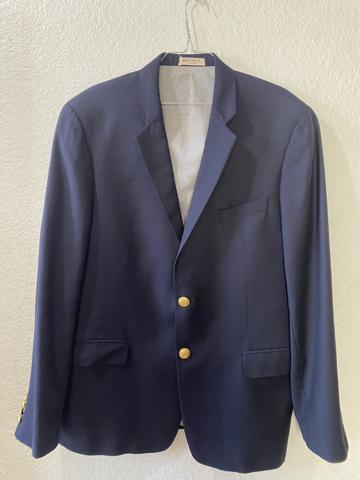 Men’s Todd Snyder Mayfair Fit 100% Wool Two Button Sport Coat Size 44L Worn Once