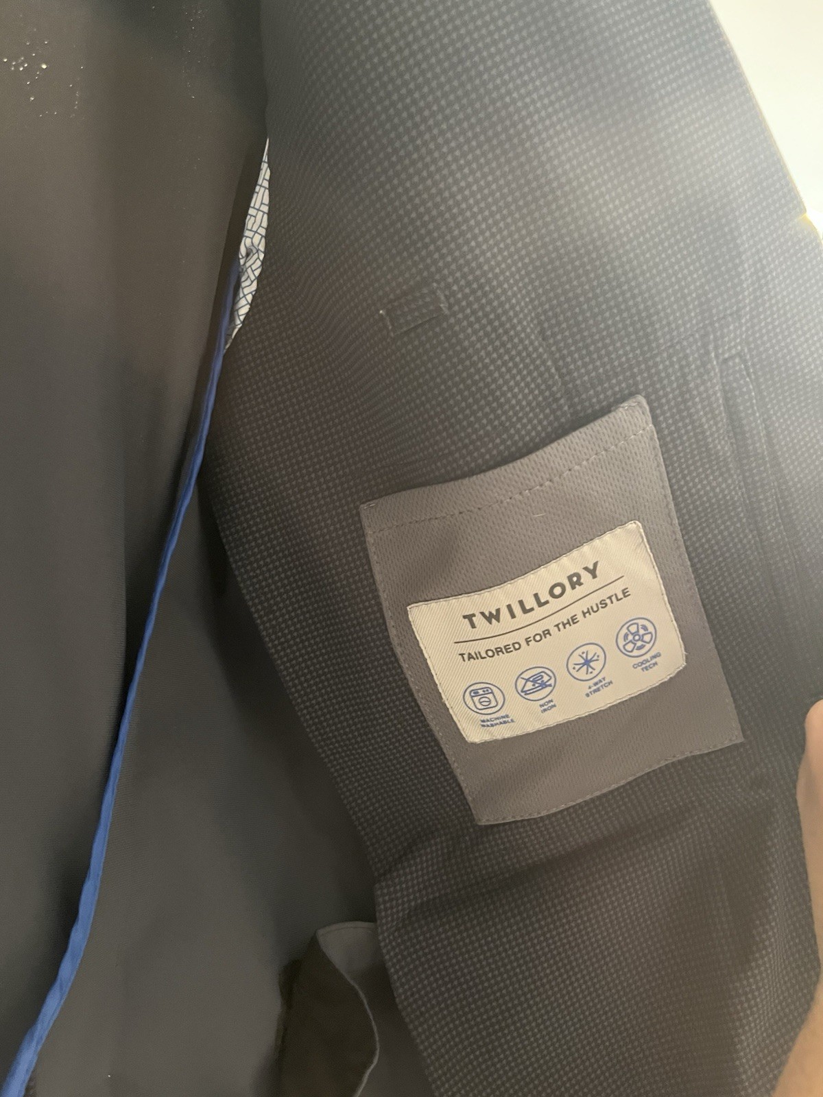 Twillory Grey Houndstooth Performance Suit