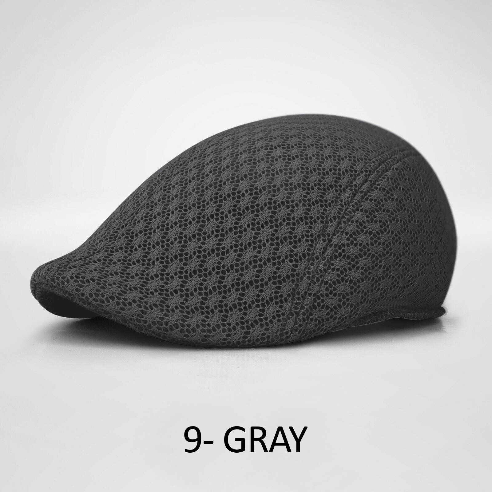 Duck Mesh Summer Gatsby Cap Mens Ivy Hat Golf Driving Sun Flat Cabbie Newsboy