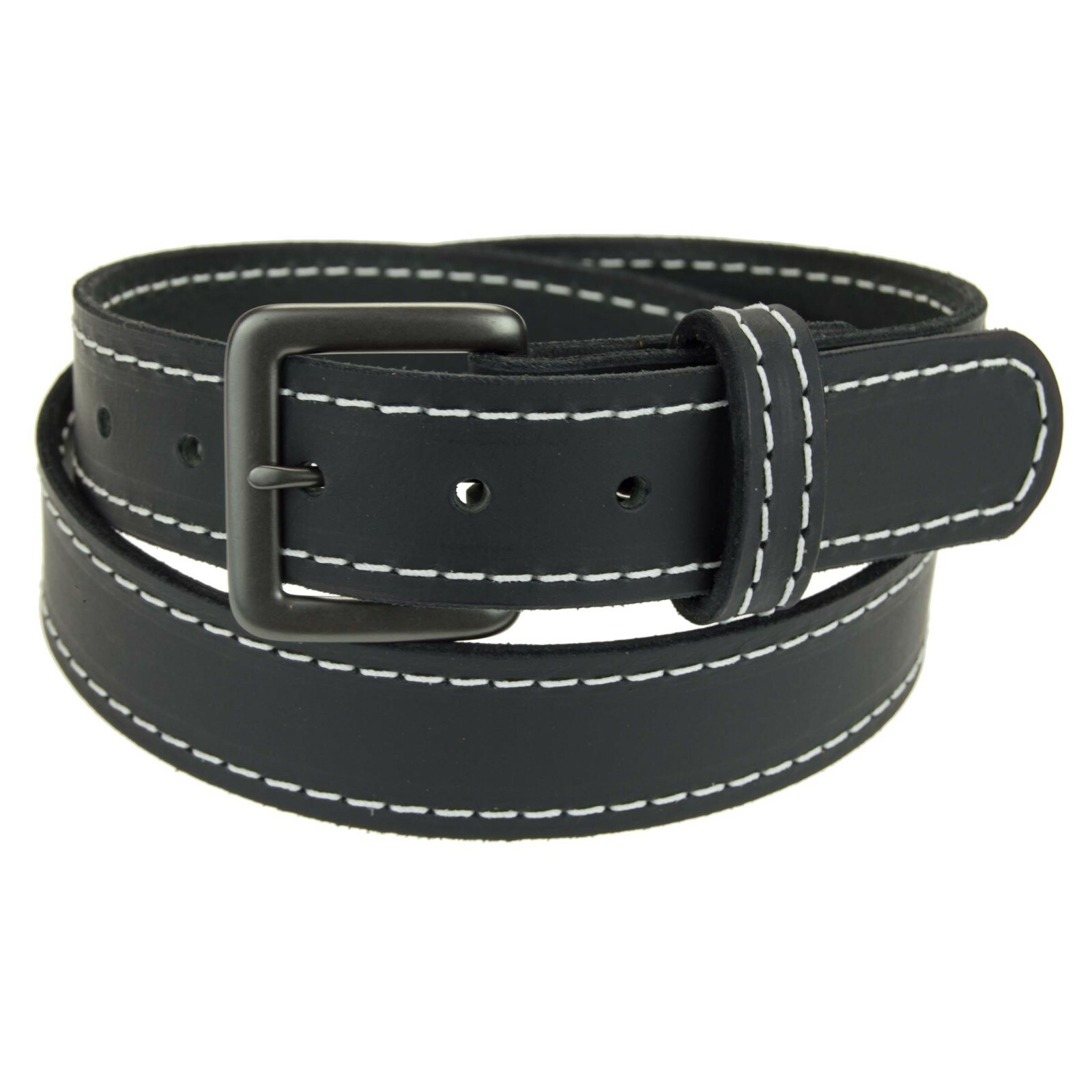Men’s Belt_1 1/2″ Buffalo Leather_1550 Buckle_Amish Handmade