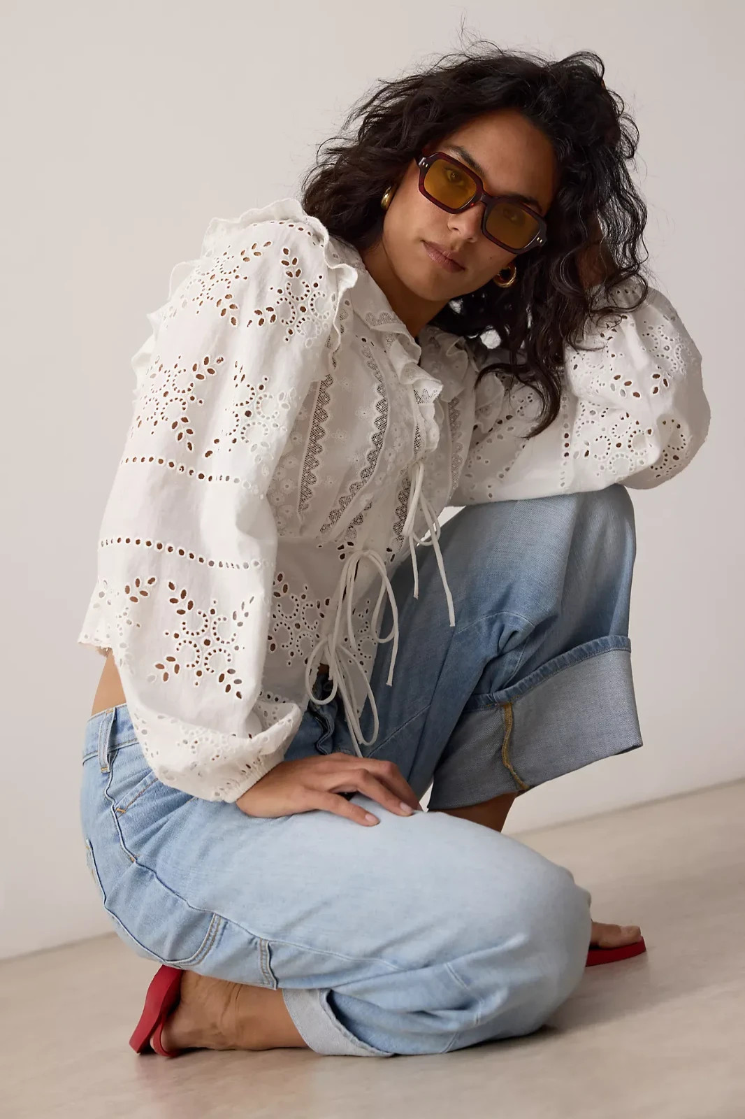 Anthropologie Kayden High Rise Carpenter Barrel Jeans by Pilcro