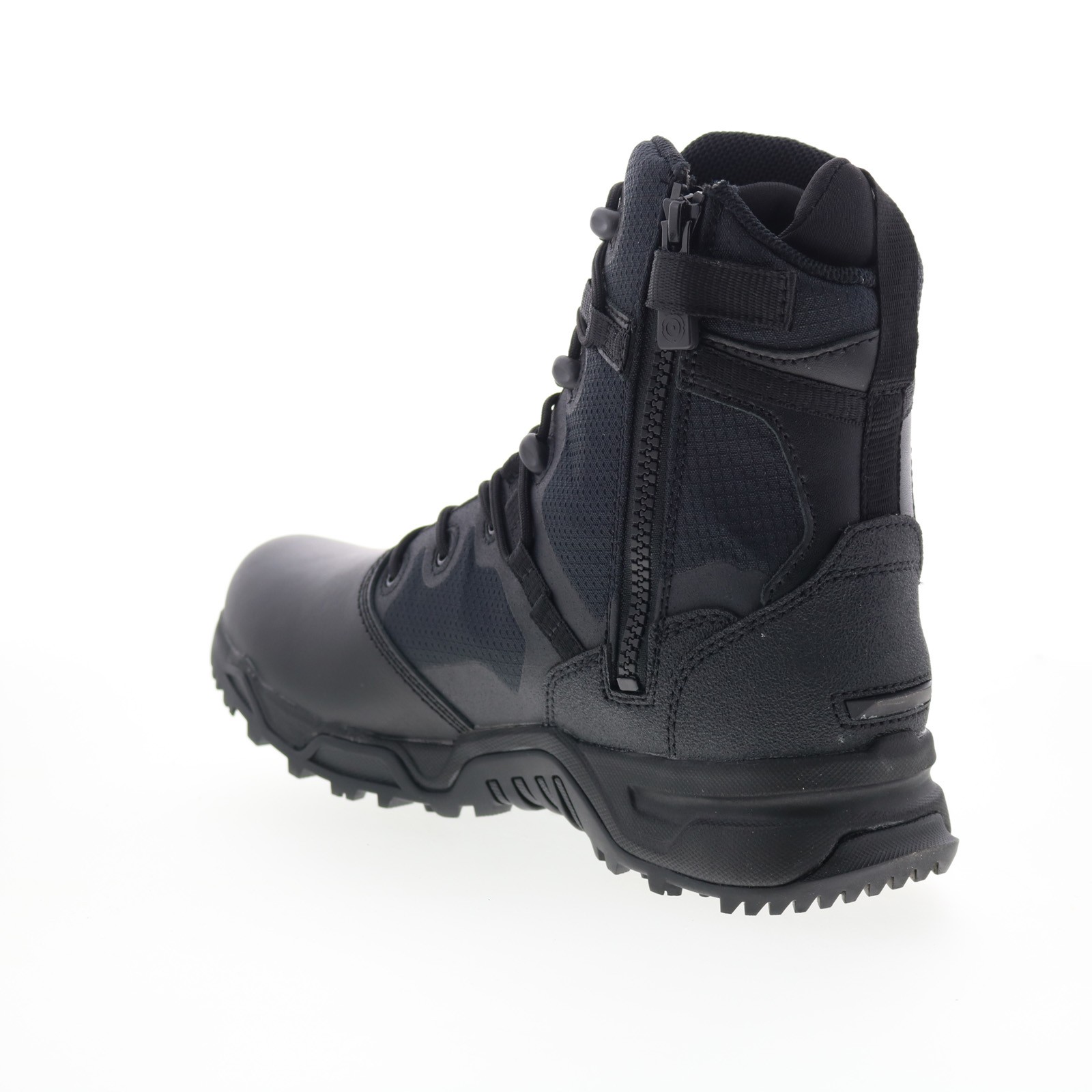 Original Swat Alpha Fury 8″ Polishable Toe Side-Zip EN Mens Black Boots