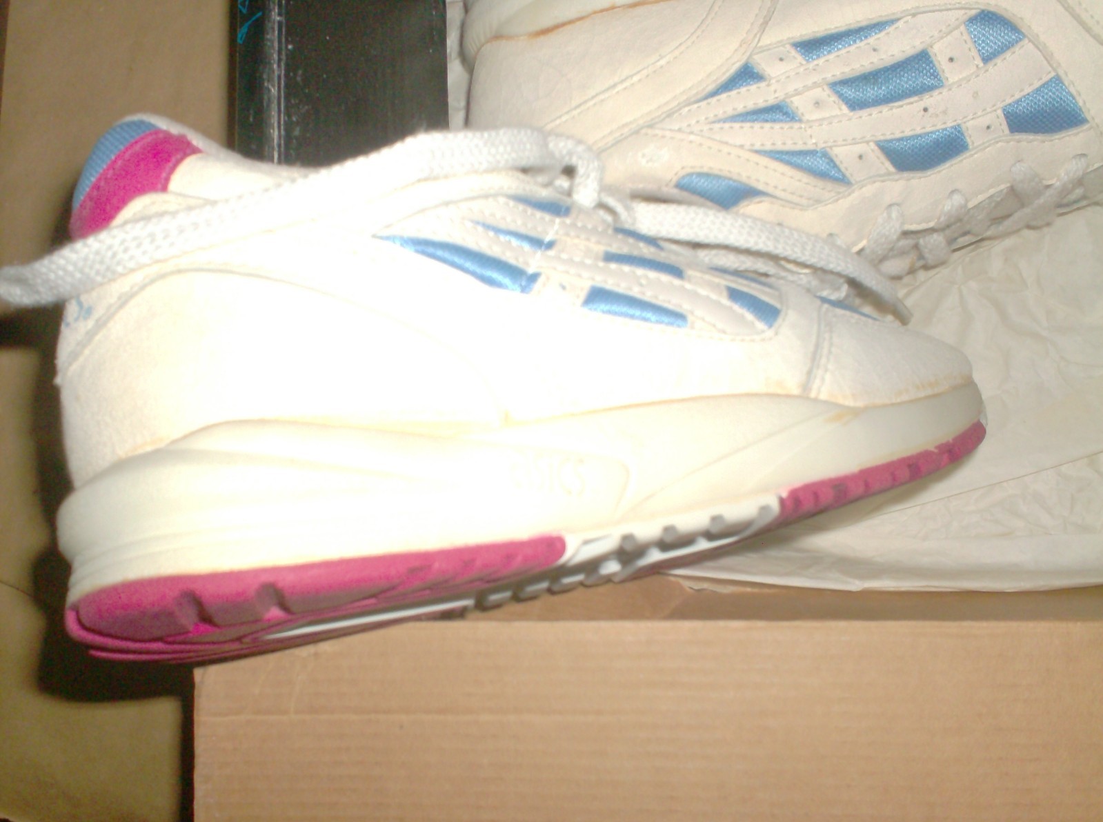 vintage asics shoes 1990´s syntar womens 8.5 us