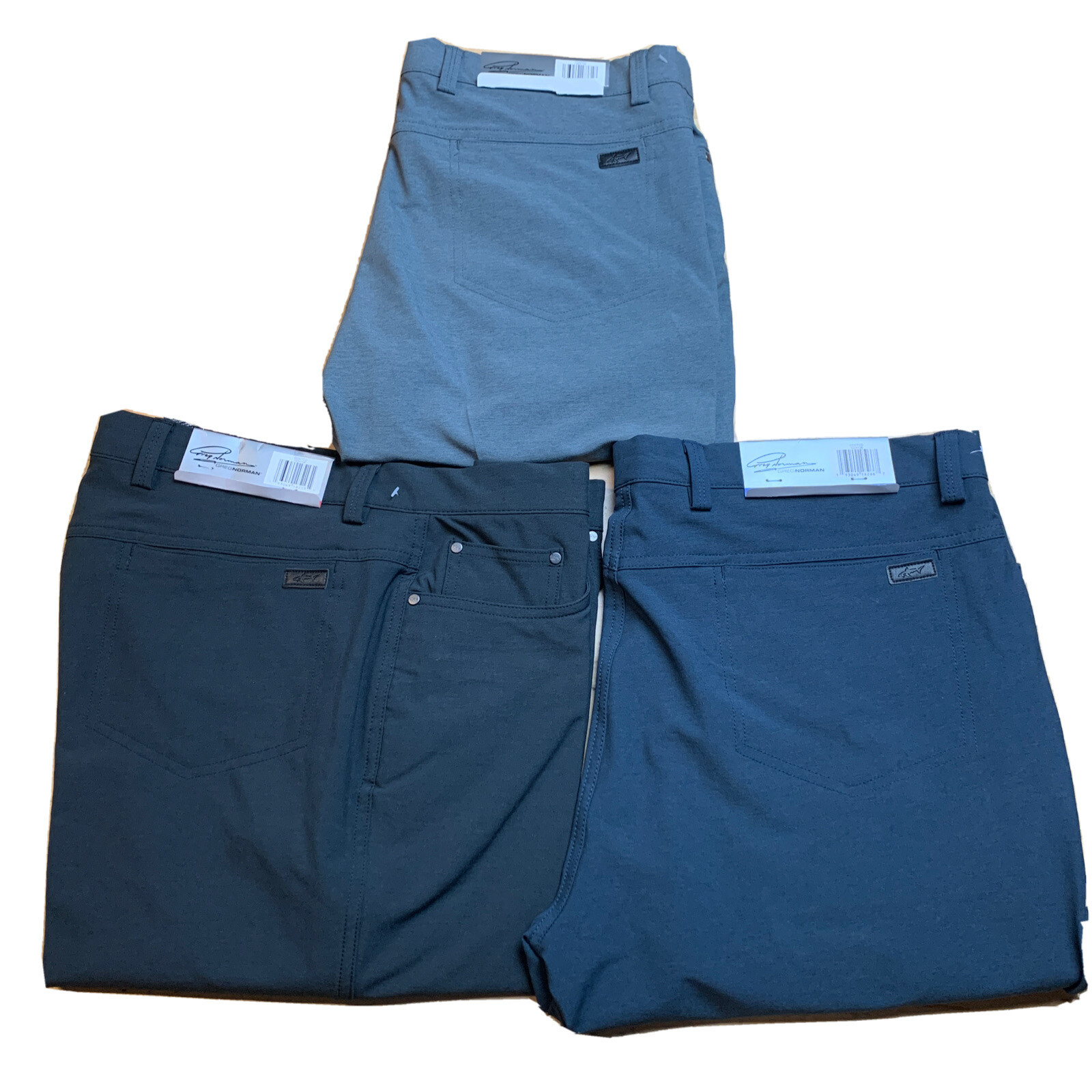Greg Norman Men’s Ultimate 5-Pocket Clubhouse Golf Pants ML75 Variety Sizes