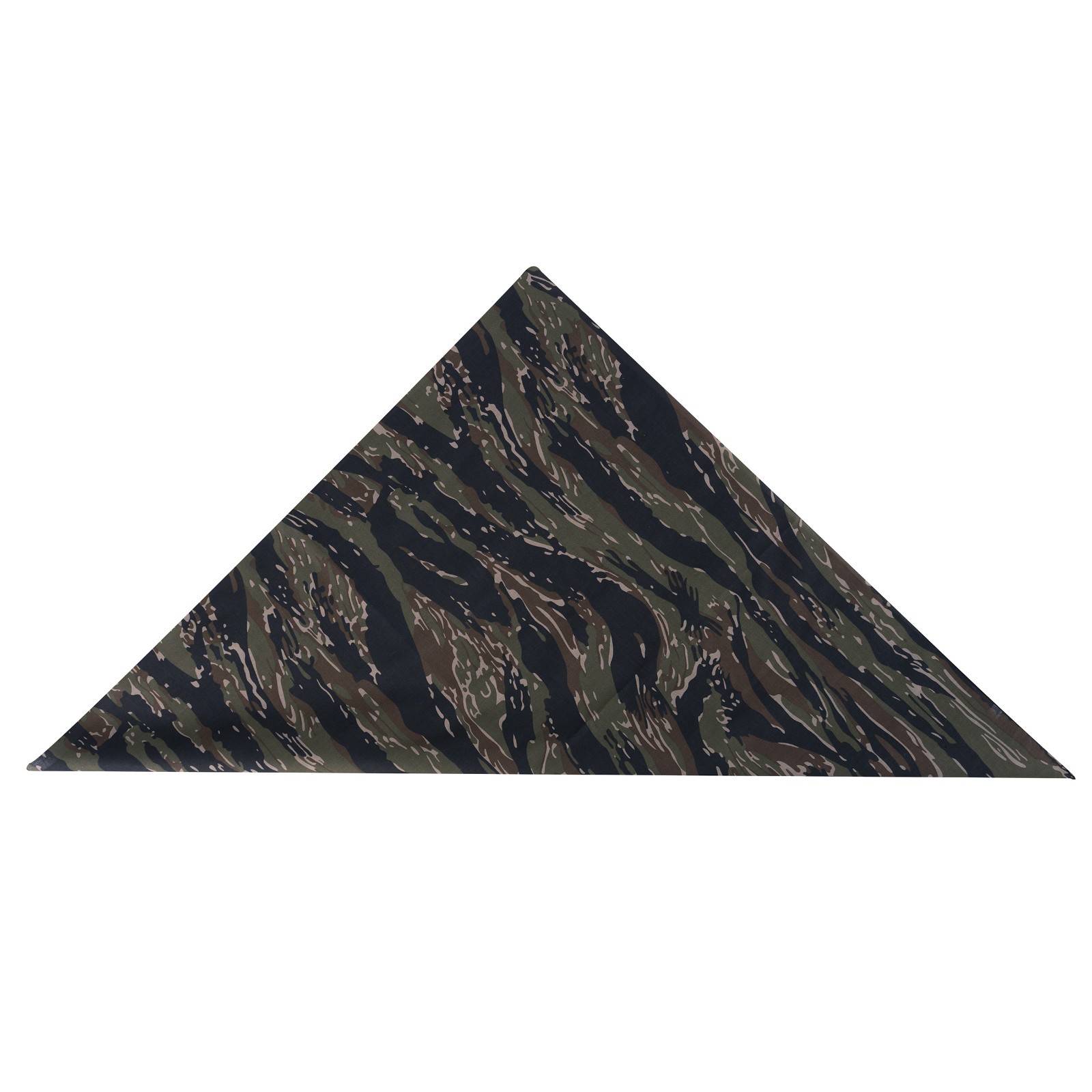 New Large Tiger Stripe Camo – Military Jumbo Bandana 27 In. X 27 In.
