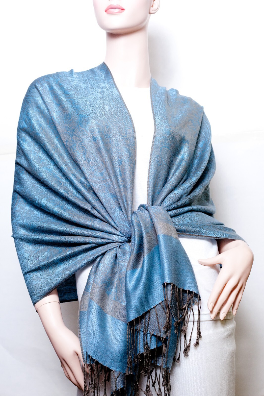 Jacquard Paisley Pashmina Shawl / Wrap / scarves 52 colors us wholesaler