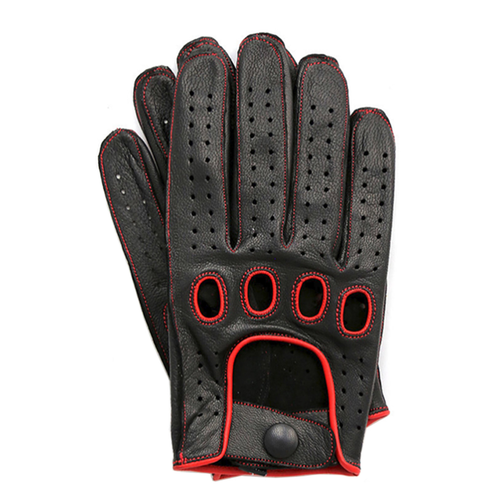 MEN’S 100% GENUINE LEATHER DRIVING GLOVES REVERSE STITCH CHAUFFEUR SWIFT WEARS
