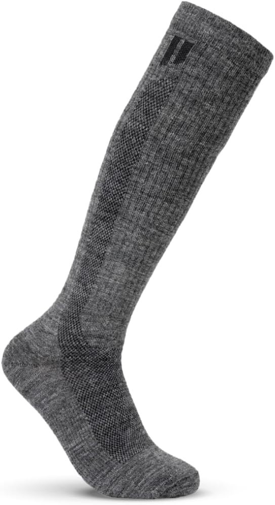 New Hollow Compression Alpaca Socks Grey Large Men 10-13 Women 10.5-13
