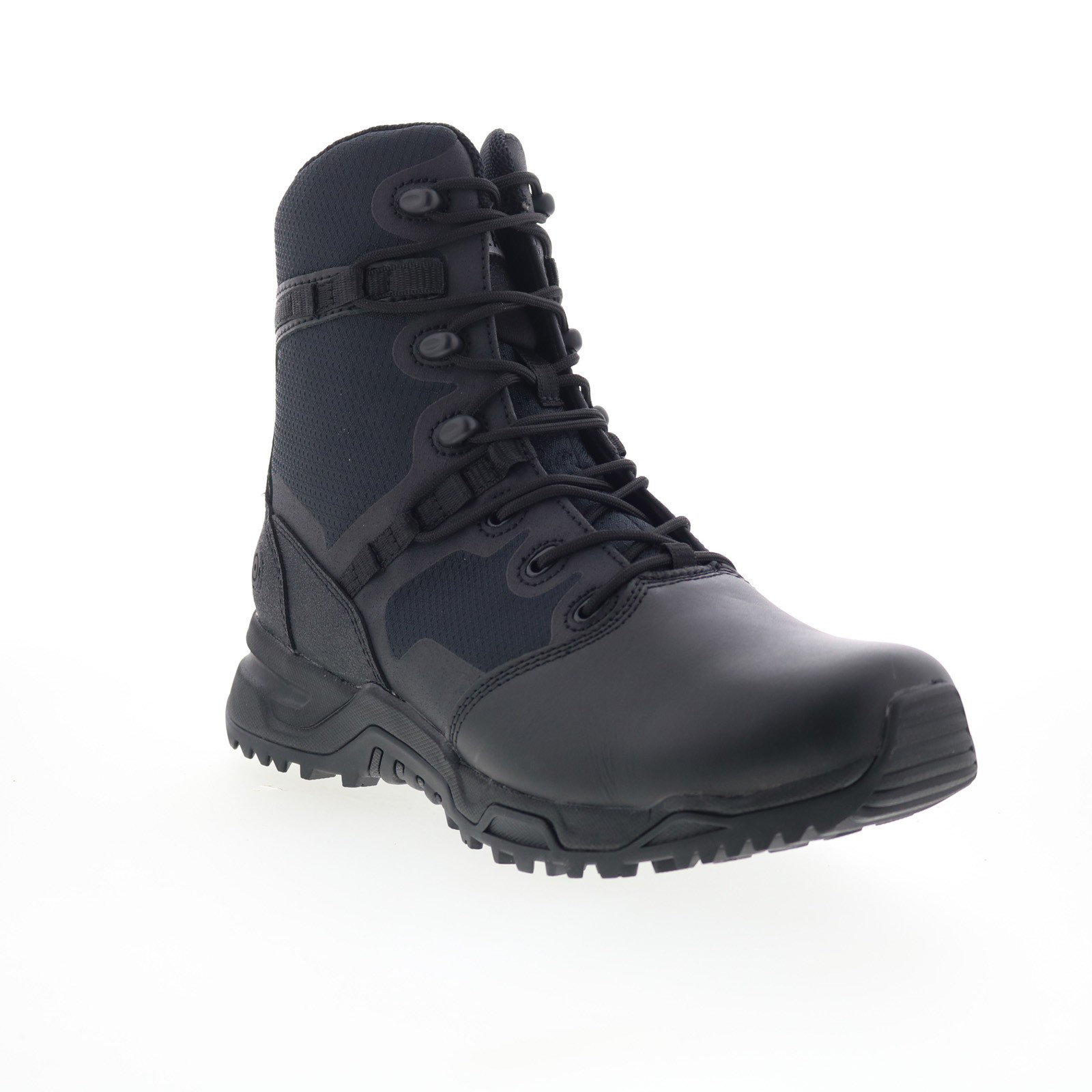 Original Swat Alpha Fury 8″ Polishable Toe Side-Zip EN Mens Black Boots