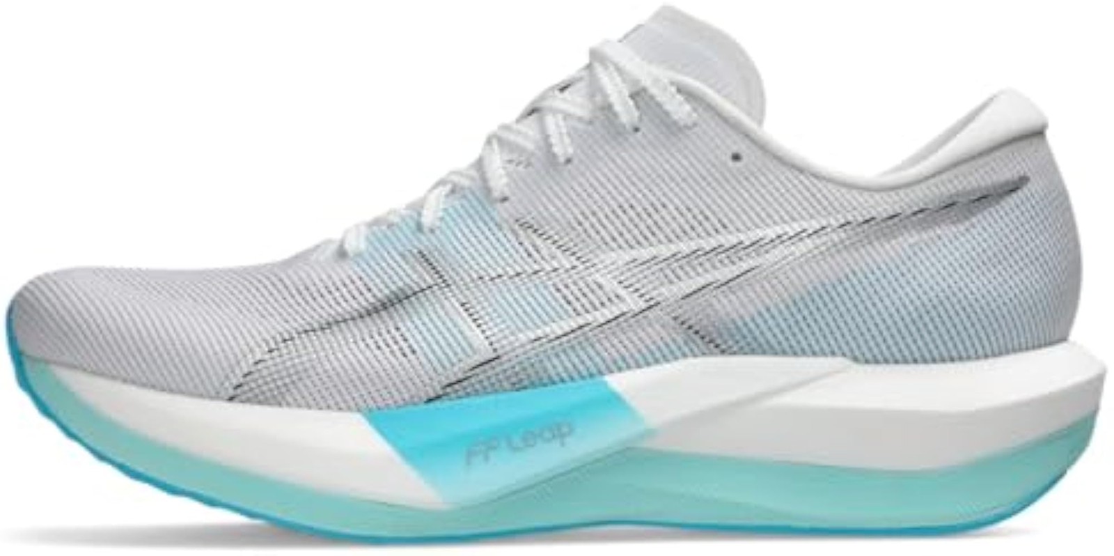 ASICS Unisex Magic Speed 5 Running Shoes, 12.5M / 14W, White/Pure Silver – White