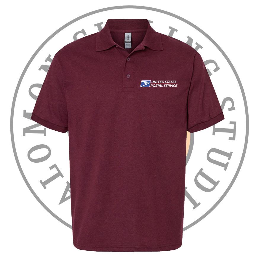 New postal Polo DryBlend Jersey Polo Embroidery Logo Pocket Size Rural Carrier