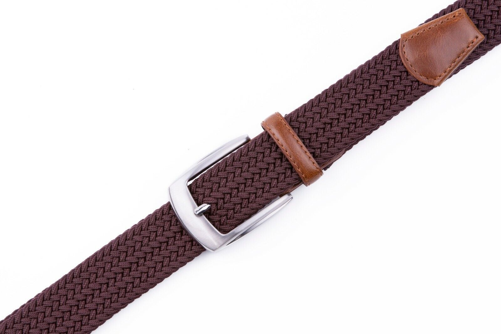 Elastic Fabric Braided Belt,Enduring Stretch Woven Belt for Unisex Men/Women/Jun