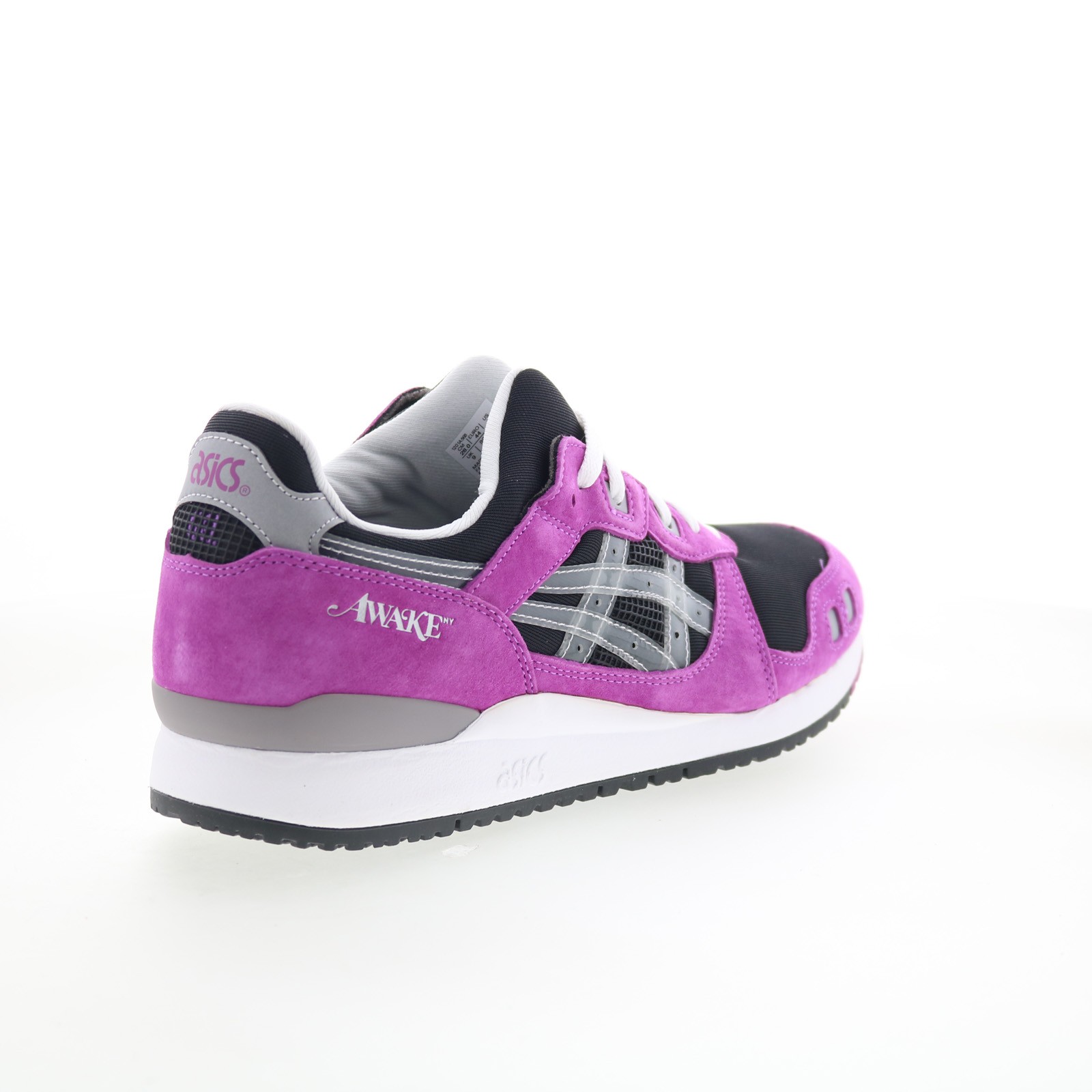 Asics Gel-Lyte III OG X Awake NY Mens Black Lifestyle Sneakers Shoes