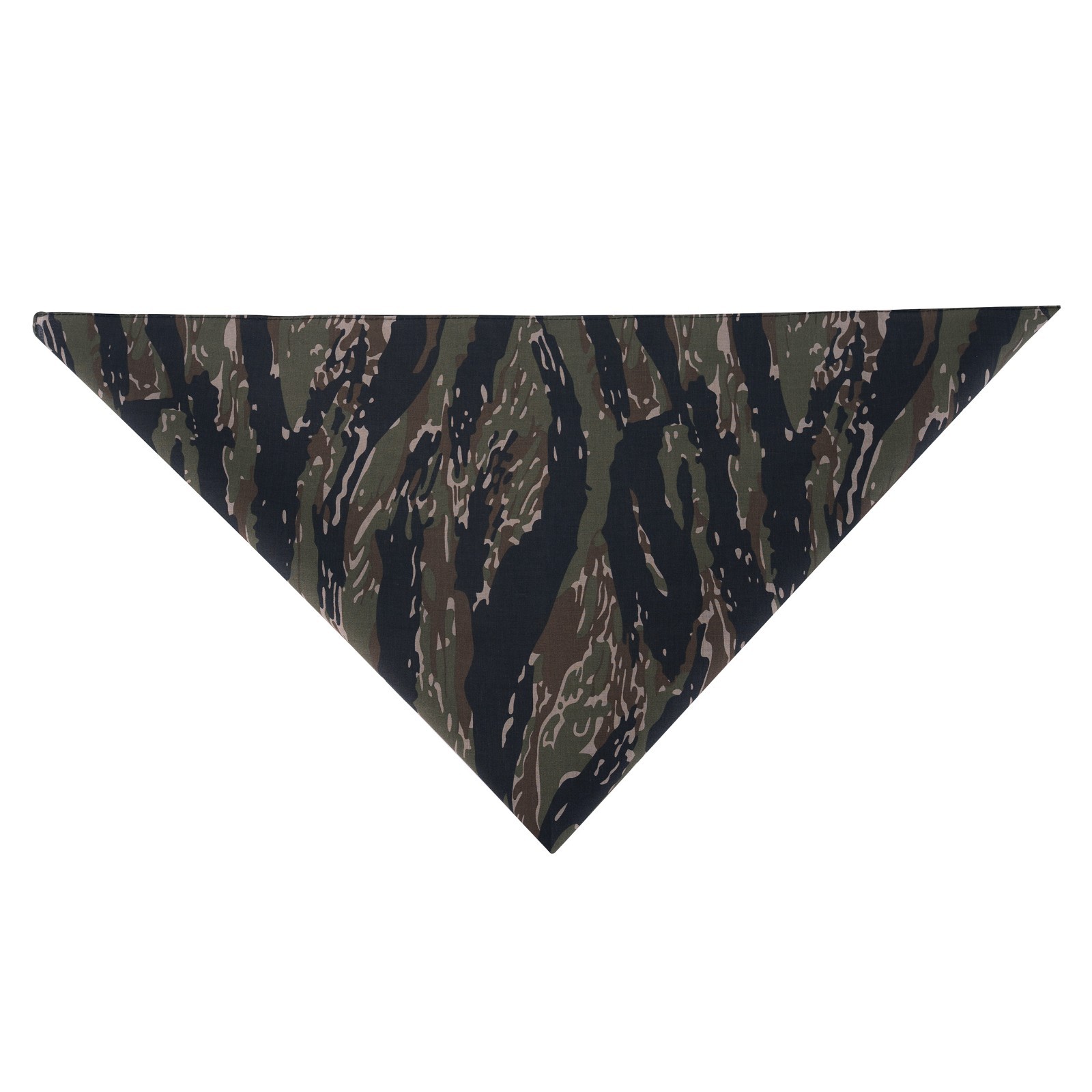 New Large Tiger Stripe Camo – Military Jumbo Bandana 27 In. X 27 In.