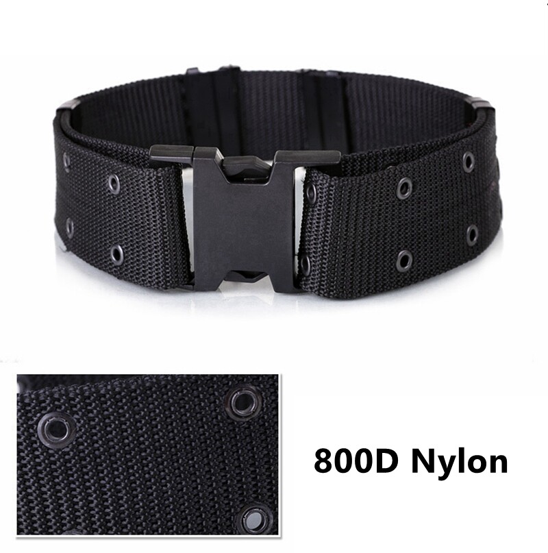 Men’s Heavy-Duty Tactical Nylon Belt – Police Security & Work Utility Gear Belt