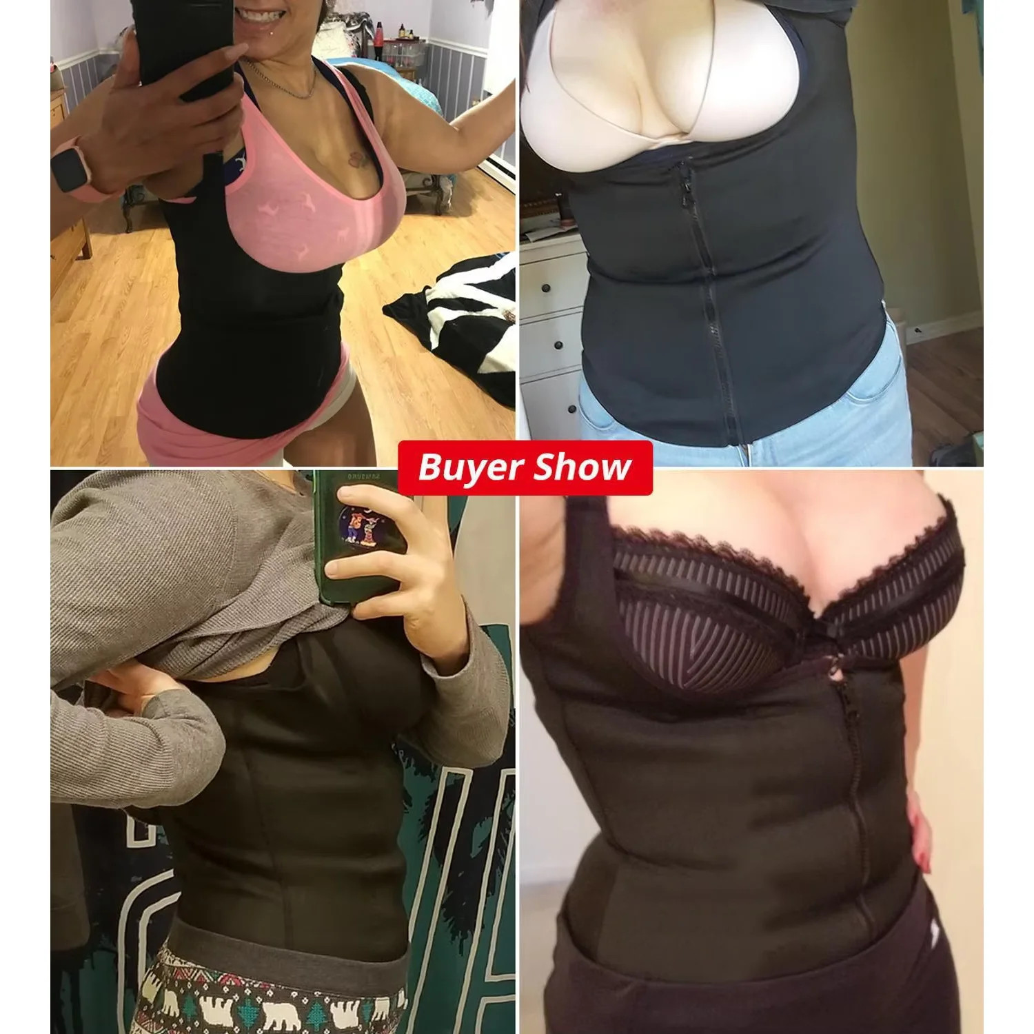 Sweat Waist Trainer Vest Compression Body Shaper Sauna Tank Top Women