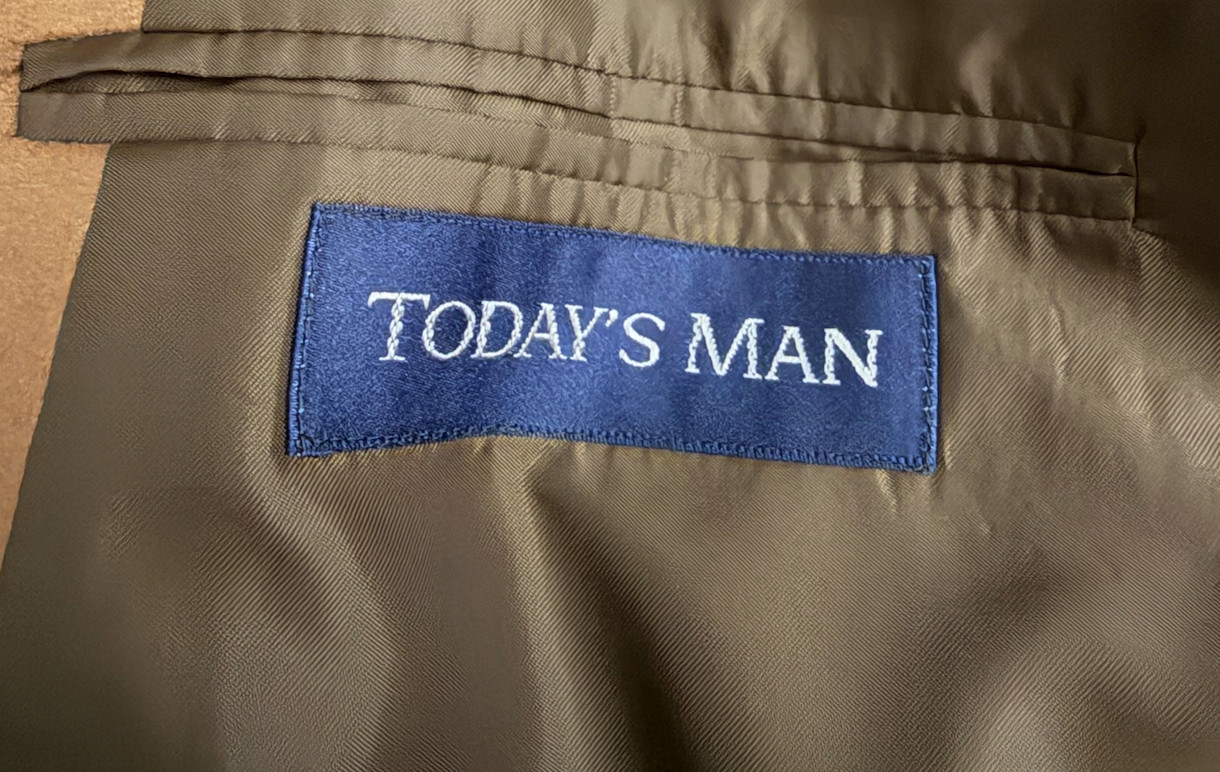 Today’s Vintage 1990’s Man Supra Suede Suit Jacket