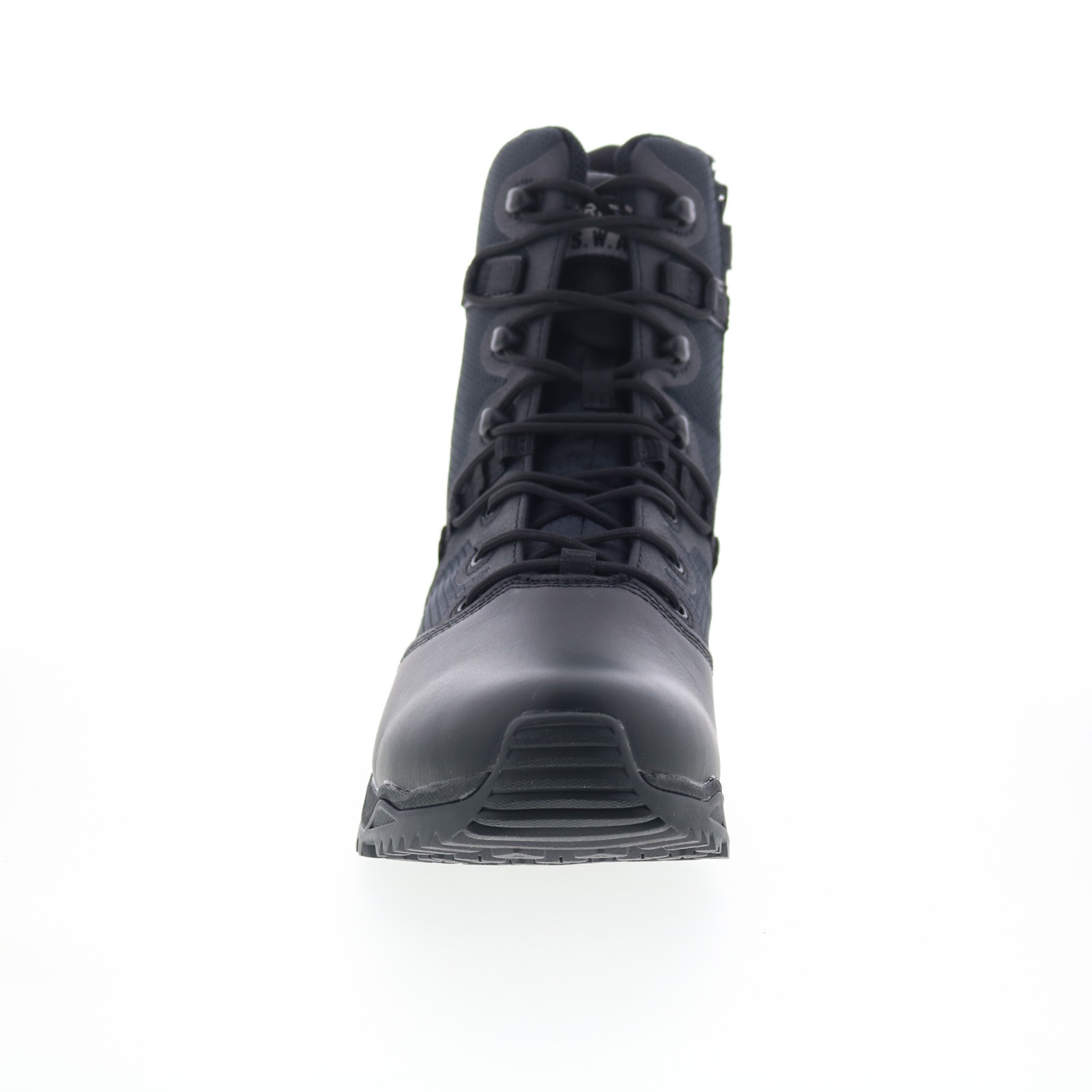 Original Swat Alpha Fury 8″ Polishable Toe Side-Zip EN Mens Black Boots