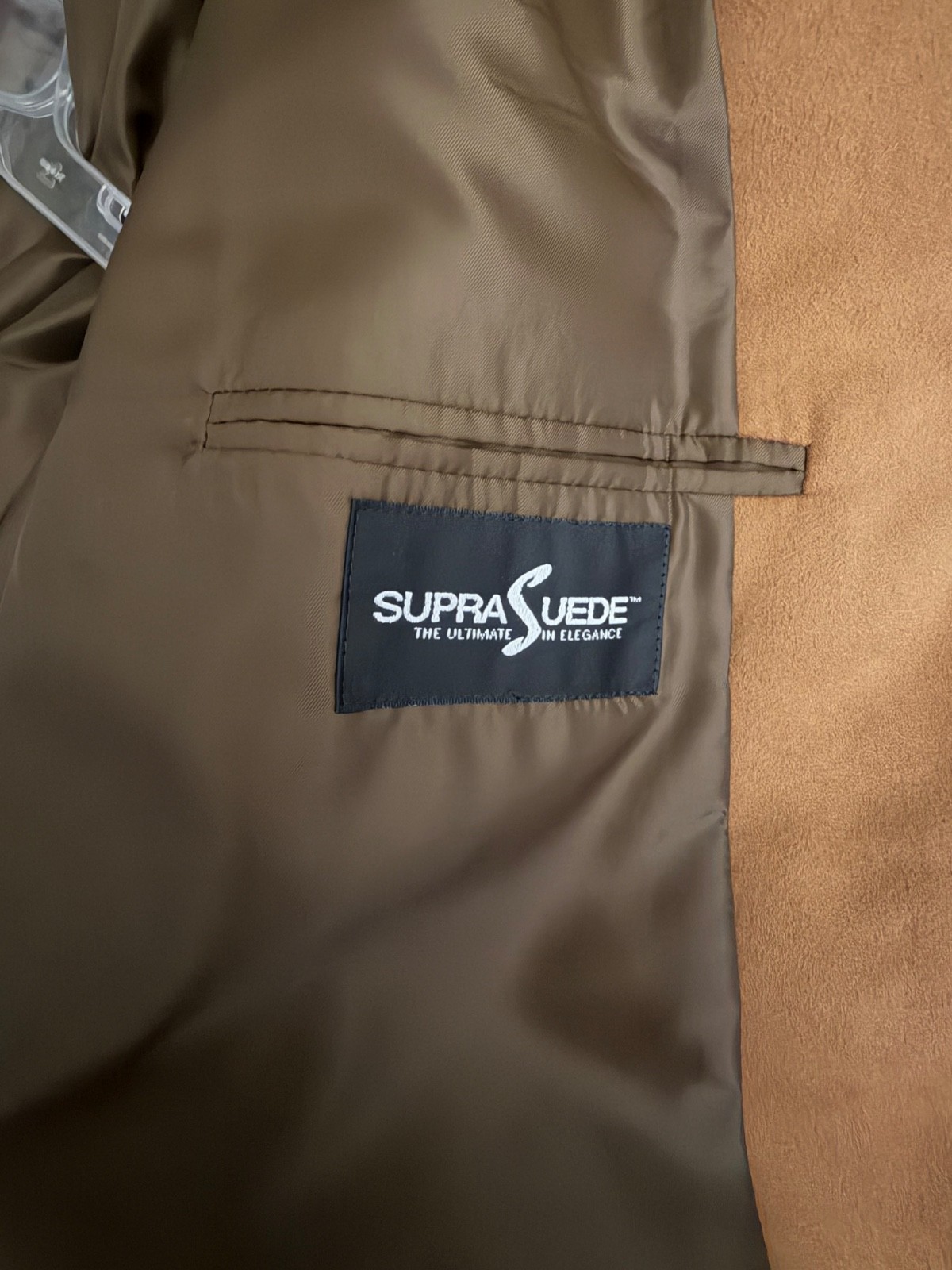 Today’s Vintage 1990’s Man Supra Suede Suit Jacket