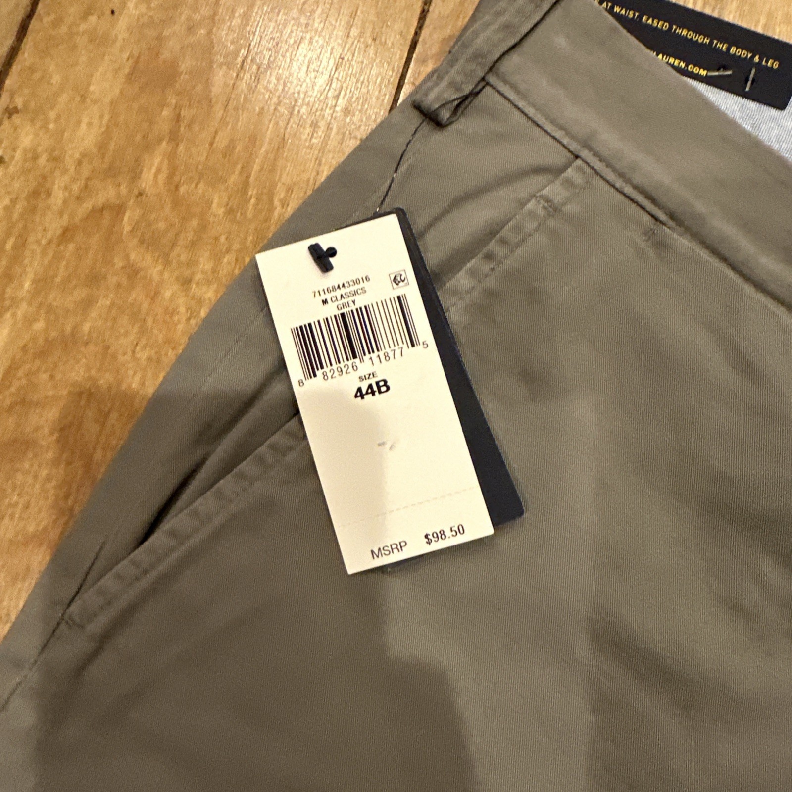 Polo Ralph Lauren Shorts Classic Stretch Fit 46B Mens Gray Preppy NWT 9in NEW