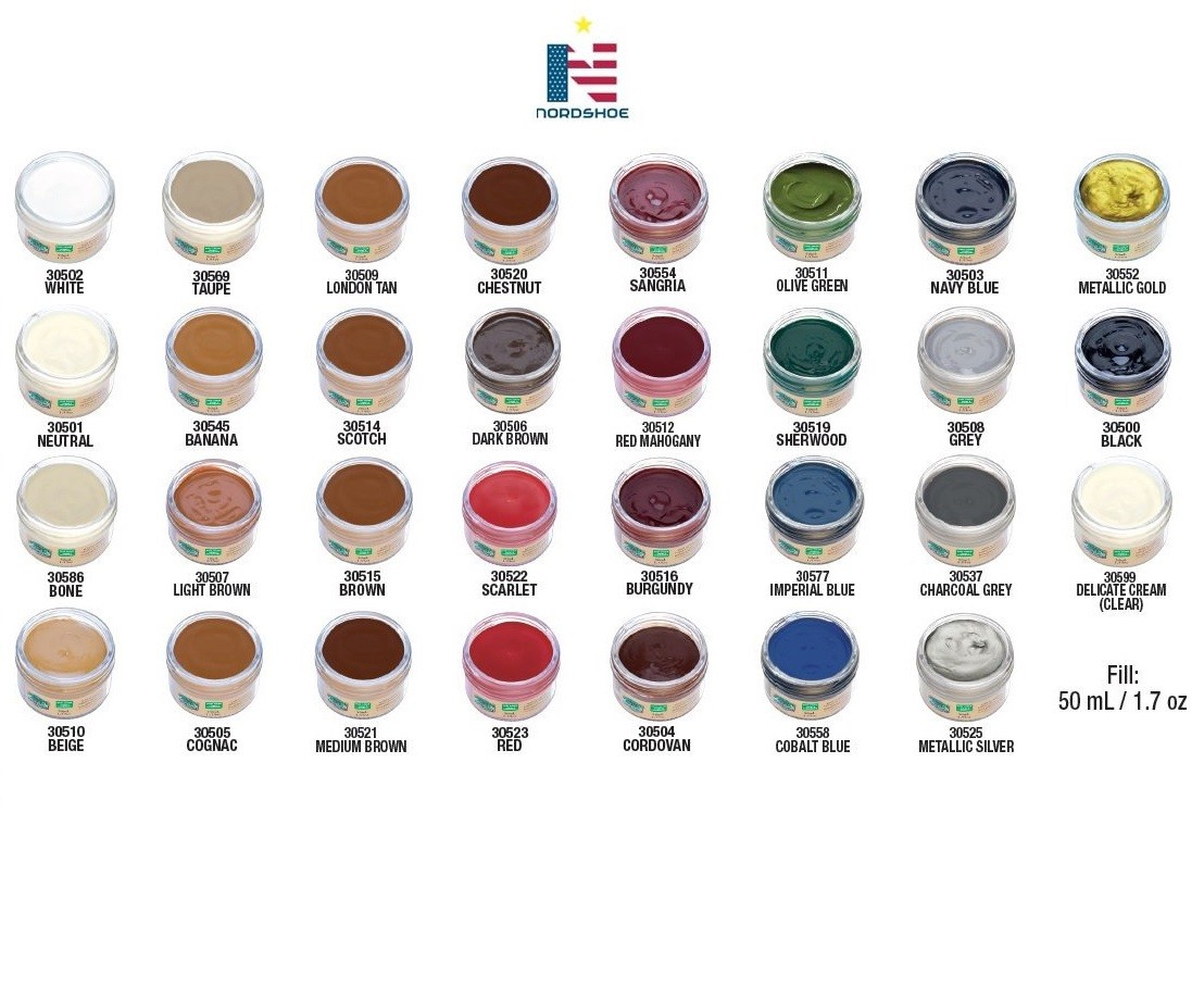 Moneysworth Best Boot & Shoe Cream Polish – 1.7 oz 50 ml (All Colors )