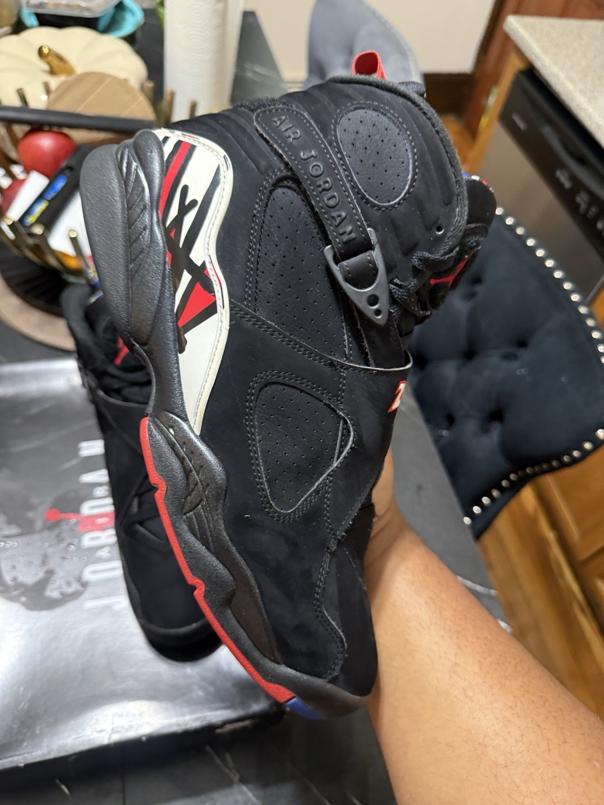 Jordan 8 Retro Mid Playoff Size 10.5 Good Condition