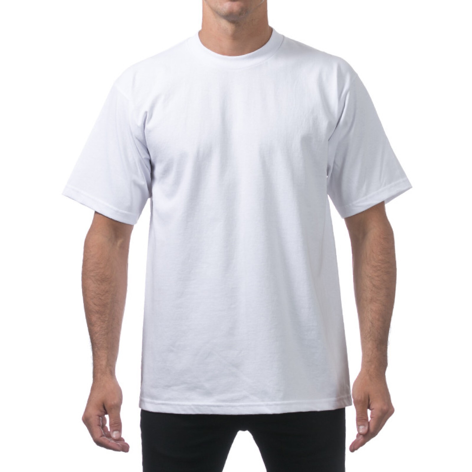 PROCLUB MENS HEAVYWEIGHT SHORT SLEEVE T SHIRTS PRO CLUB CASUAL COTTON TEE SHIRT