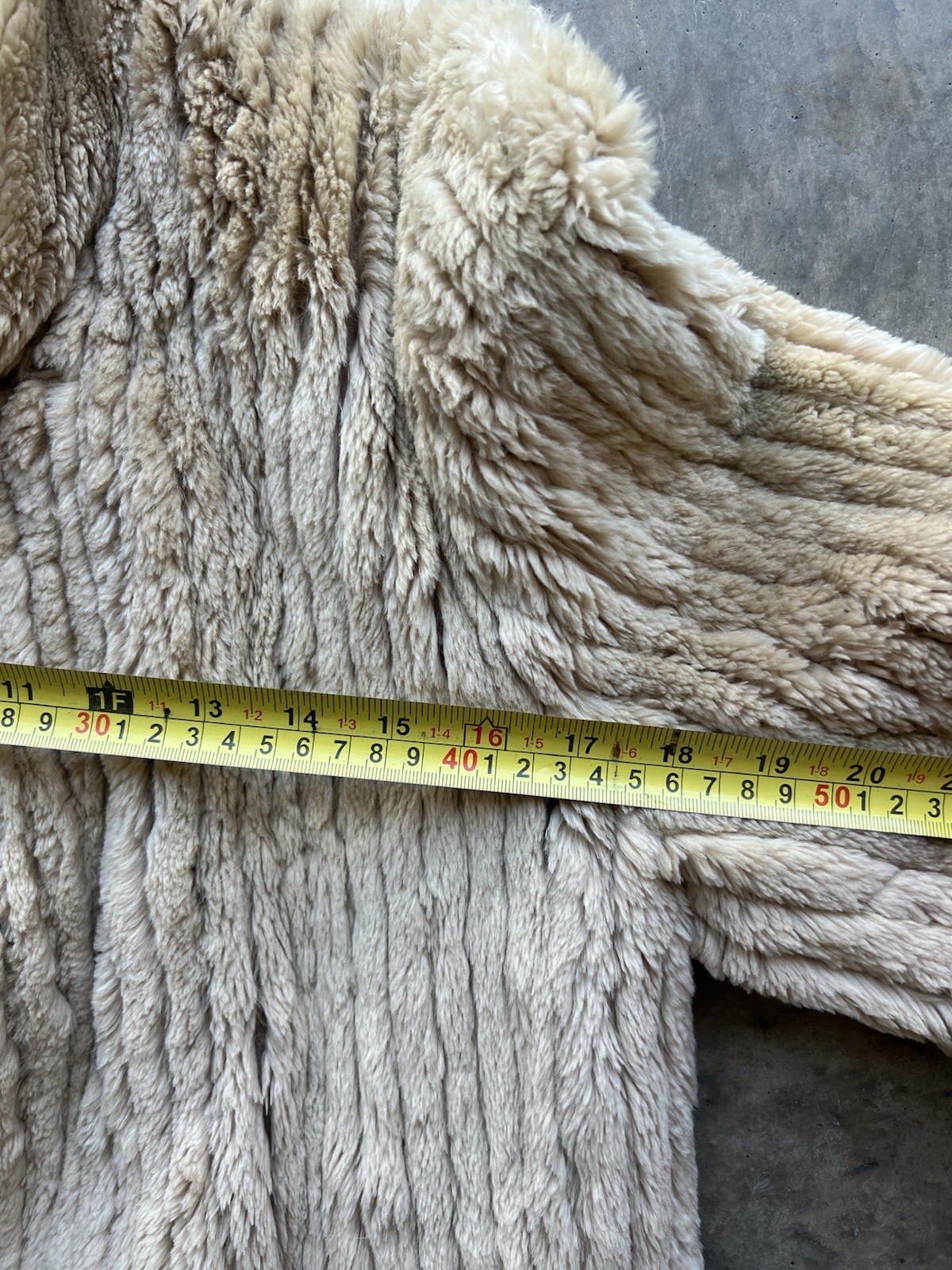 Vintage Tibor Furs beige fur coat Women’s Medium Good Condition