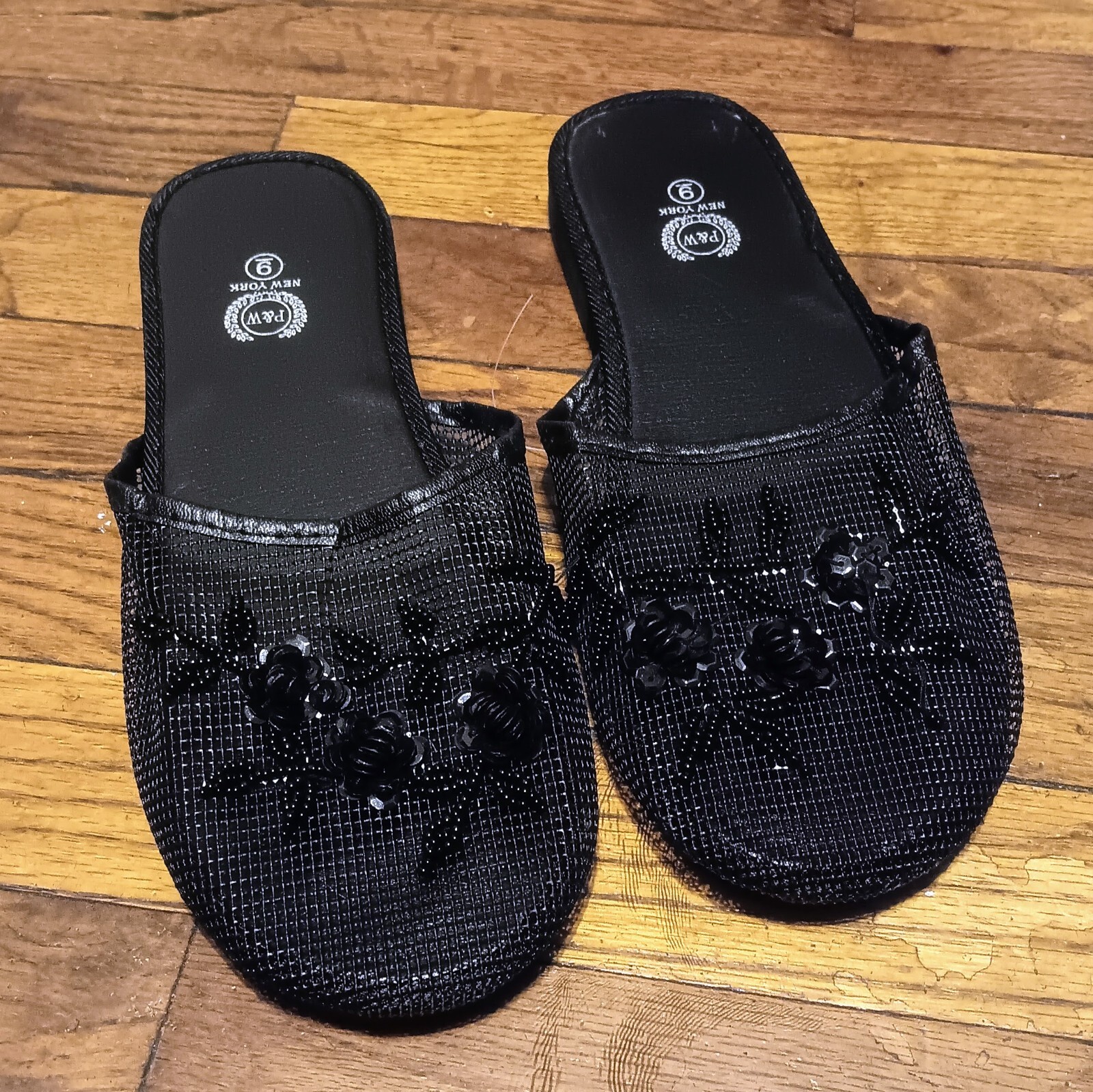 New Women’s Mesh Sequin Comfort Slippers in 13 Colors