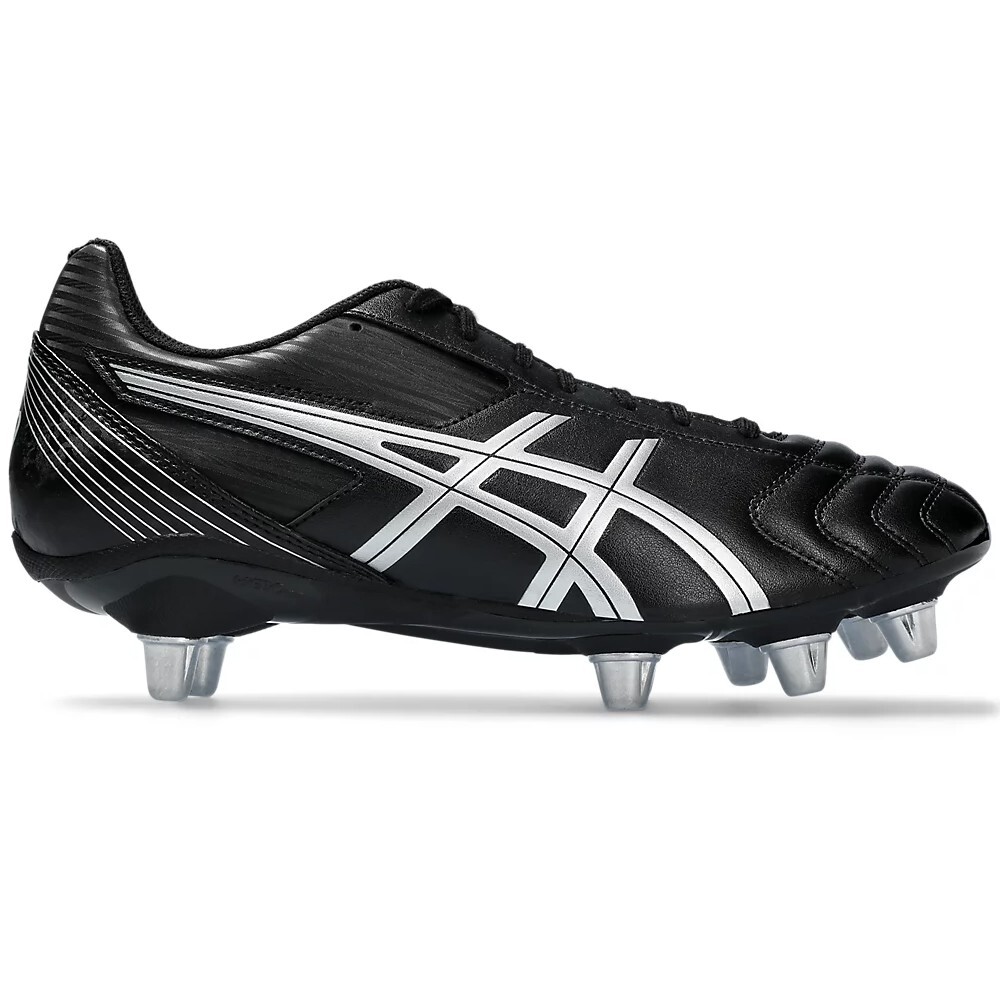 ASICS LETHAL TACKLE “WIDE” P507Y.003 Black Pure Silver Rugby Cleats US4-15