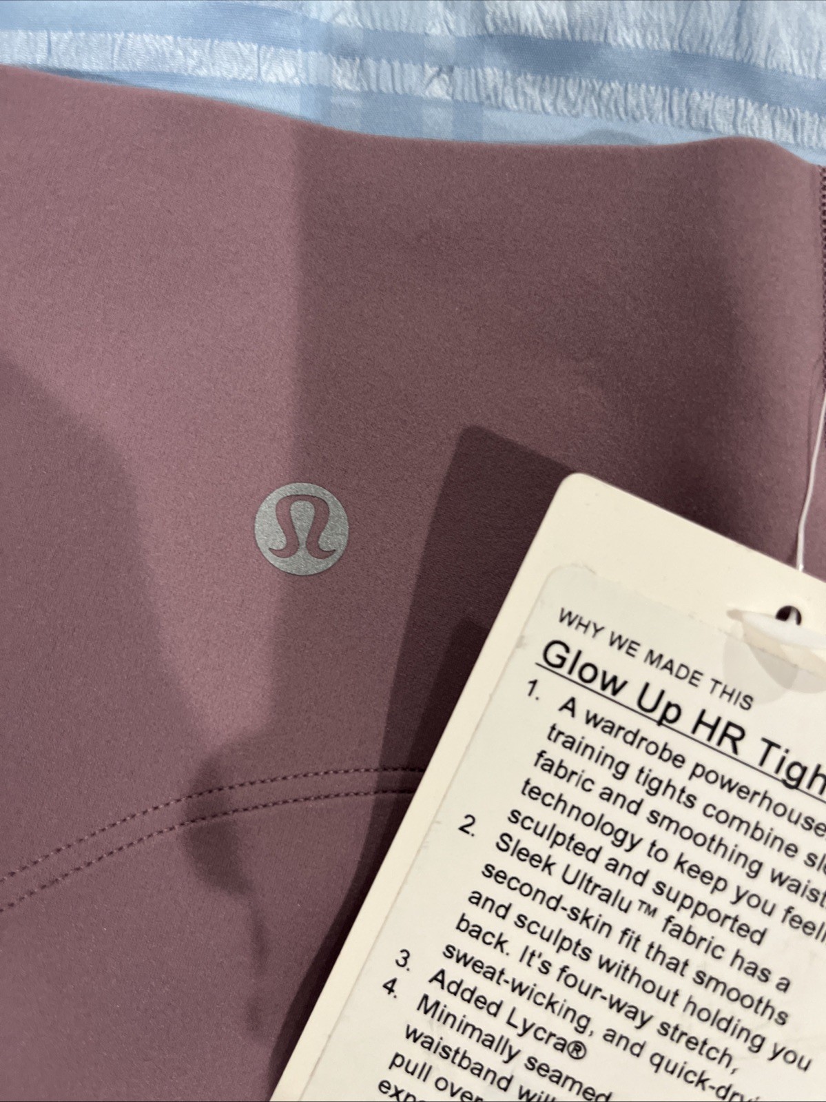Women’s LULULEMON Glow Up HR SIZE 4 28in Inseam NWT lavender Lux