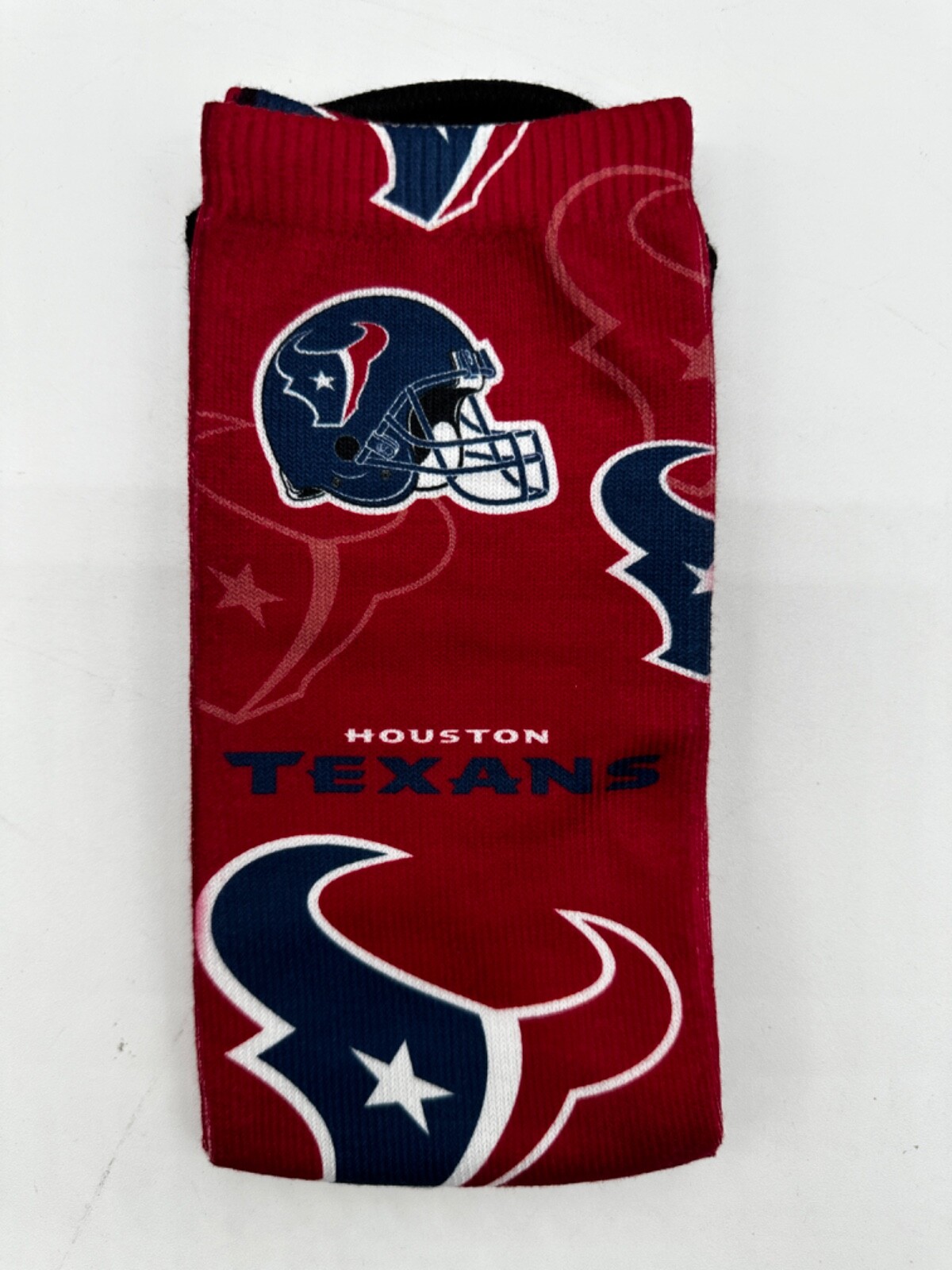 NEW ONE PAIR MENS “FOR BARE FEET” CREW SOCKS ALL 32 FOOTBALL TEAMS 10-13