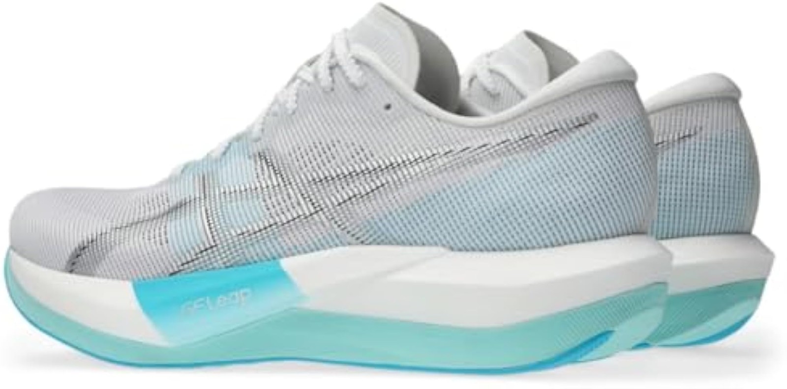 ASICS Unisex Magic Speed 5 Running Shoes, 12.5M / 14W, White/Pure Silver – White