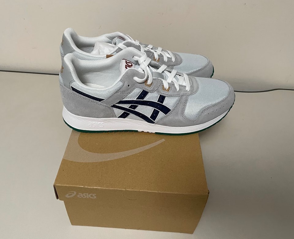 ASICS Lyte Classic Athletic Shoes Sneakers Glacier Gray Peacoat M9 W10.5