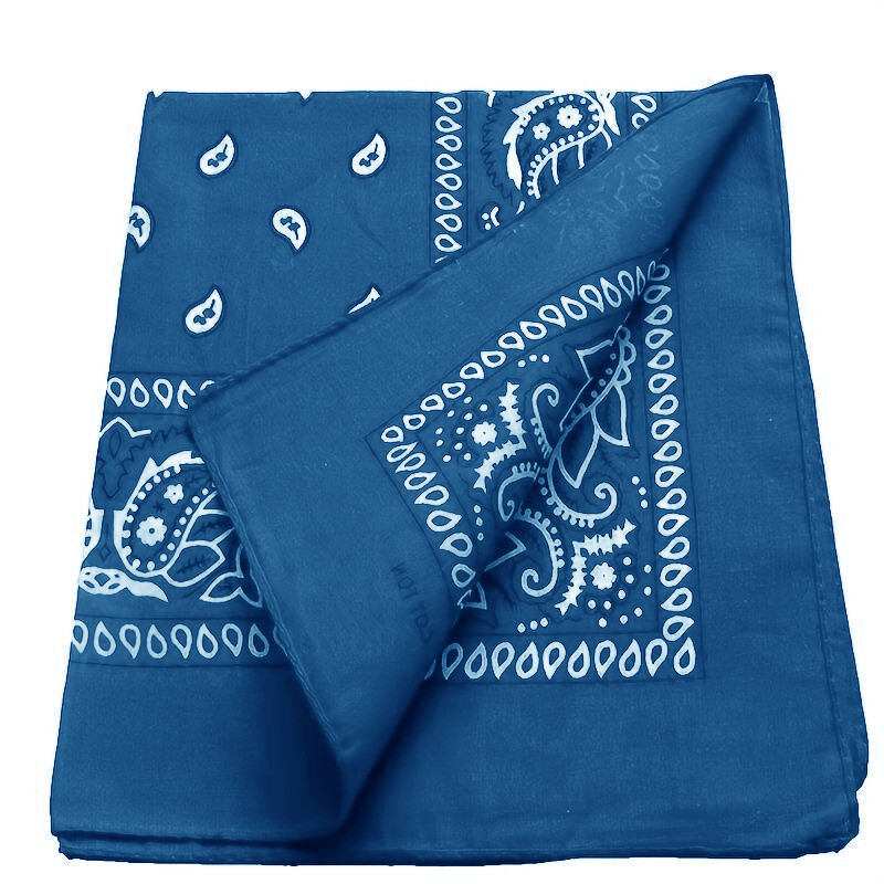 3-Pack Bandana 100% Cotton Paisley Print Double-Sided Scarf Head Neck Face Mask