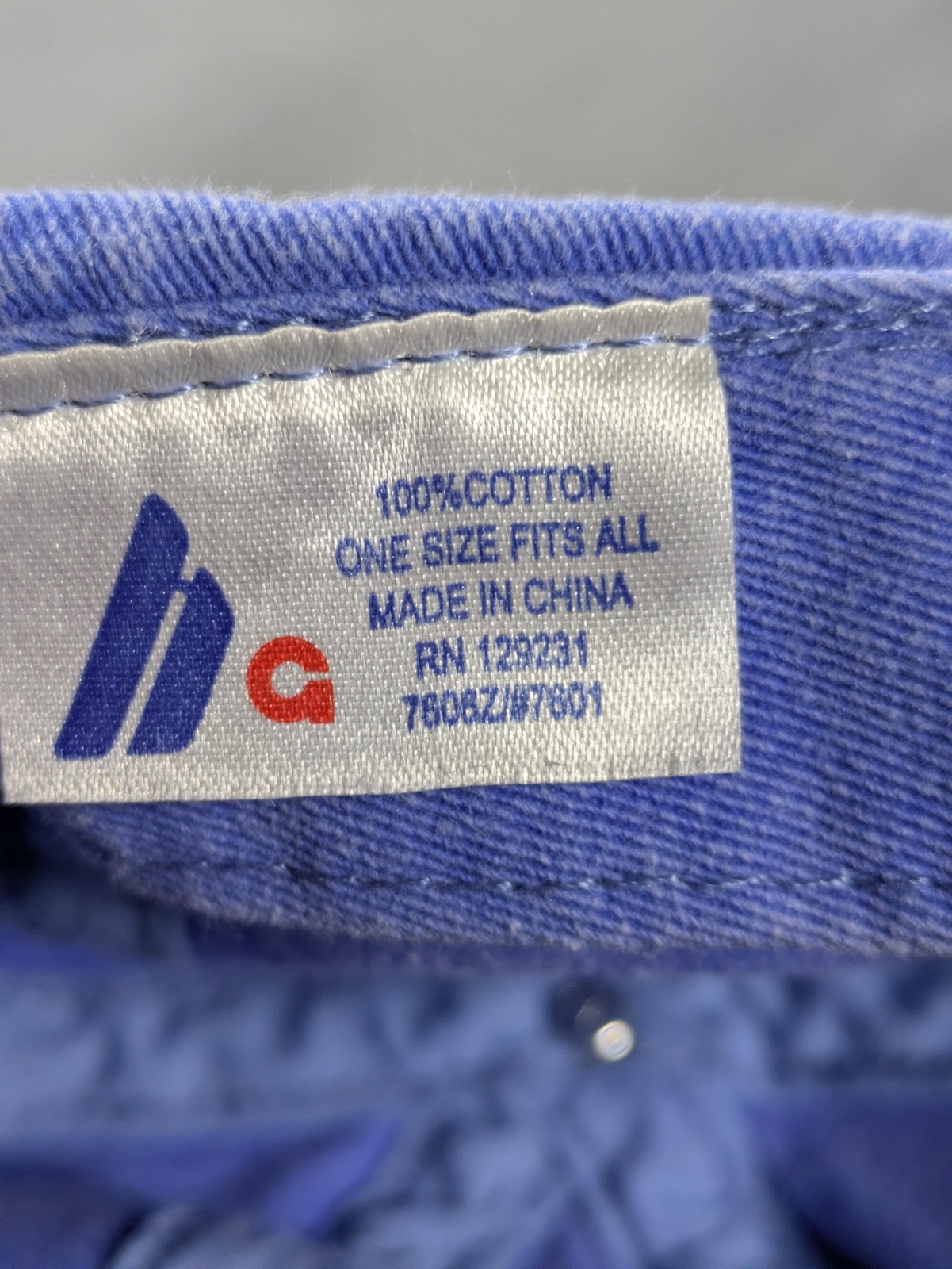 Young Money Racing Hat Strap Back Mens Denim Y2K Blue Cotton Lil Wayne Chambray