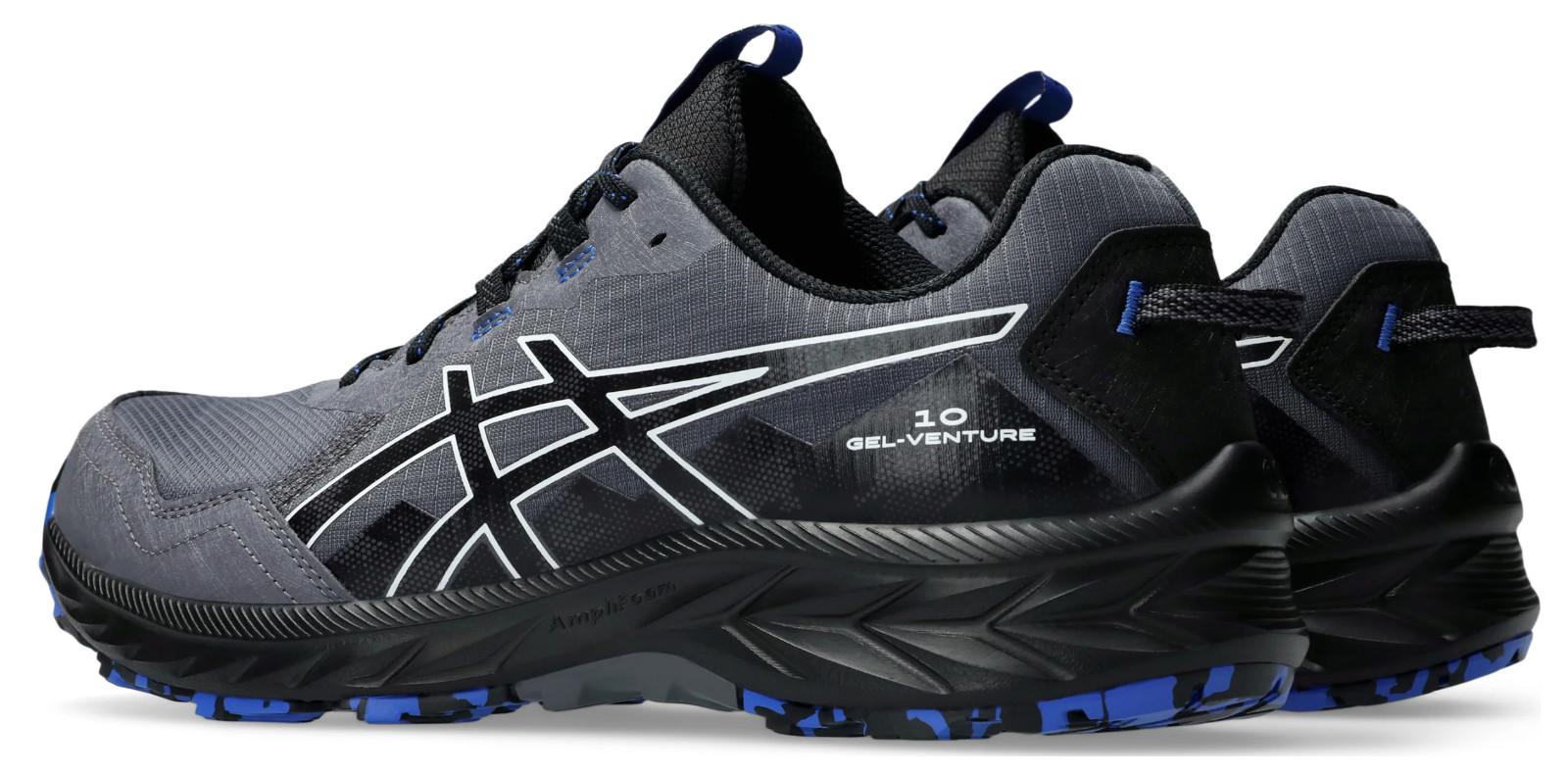 New ASICS Men’s Athletic Sneakers running shoes casual gray blue all sizes
