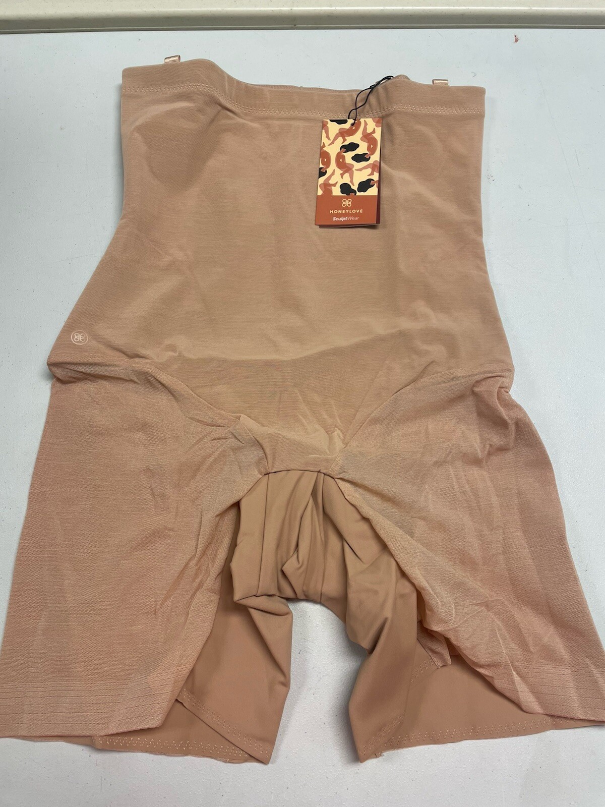 Honeylove SuperPower Short Women’s Shapewear Sand Sculptwear New W Tags XL